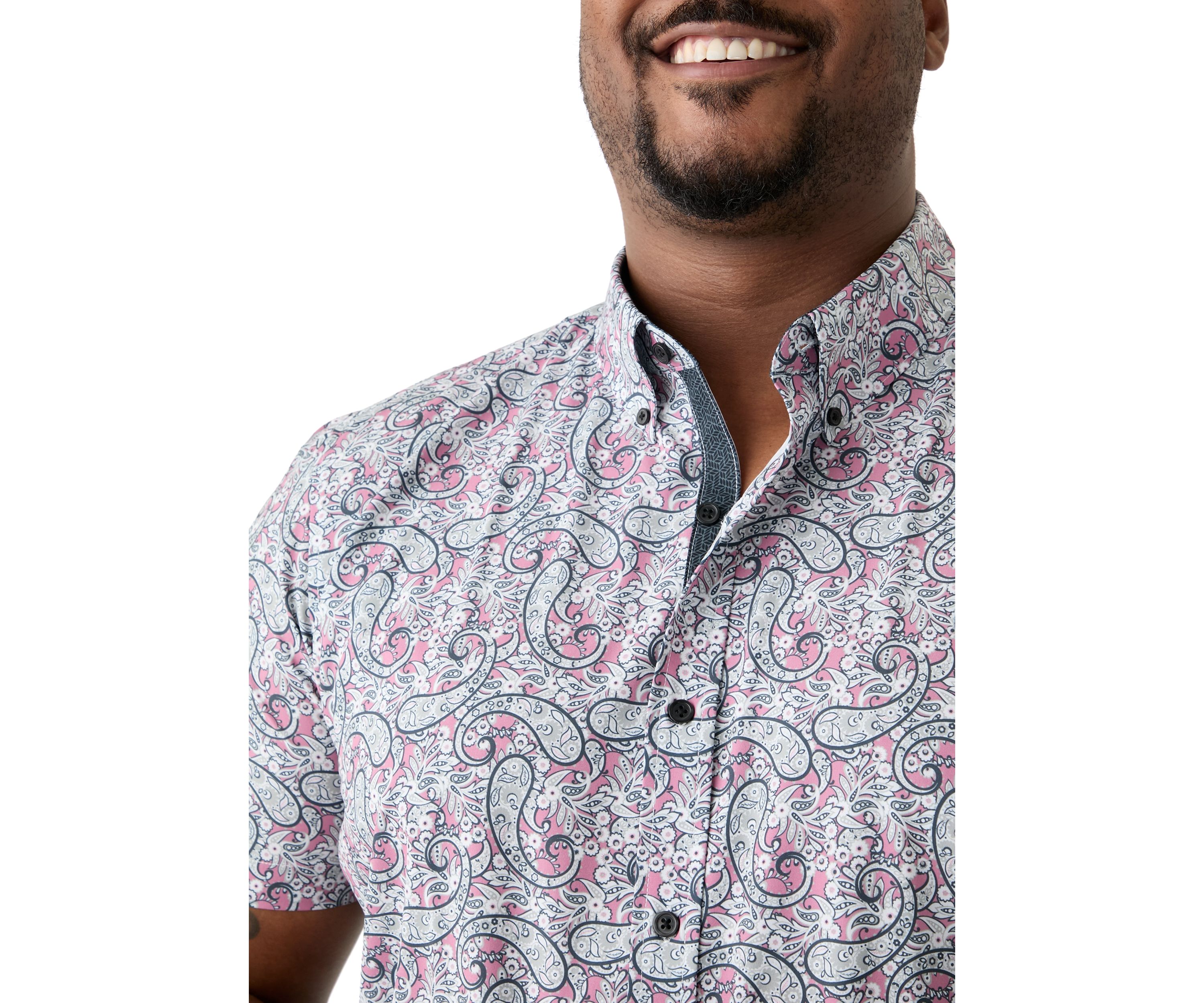 Big & Tall Paisley Woven Shirt