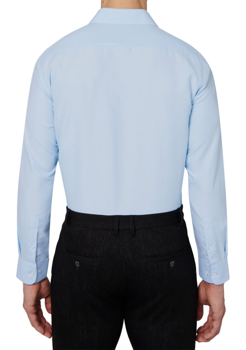 Slim Fit Solid Dress Shirt
