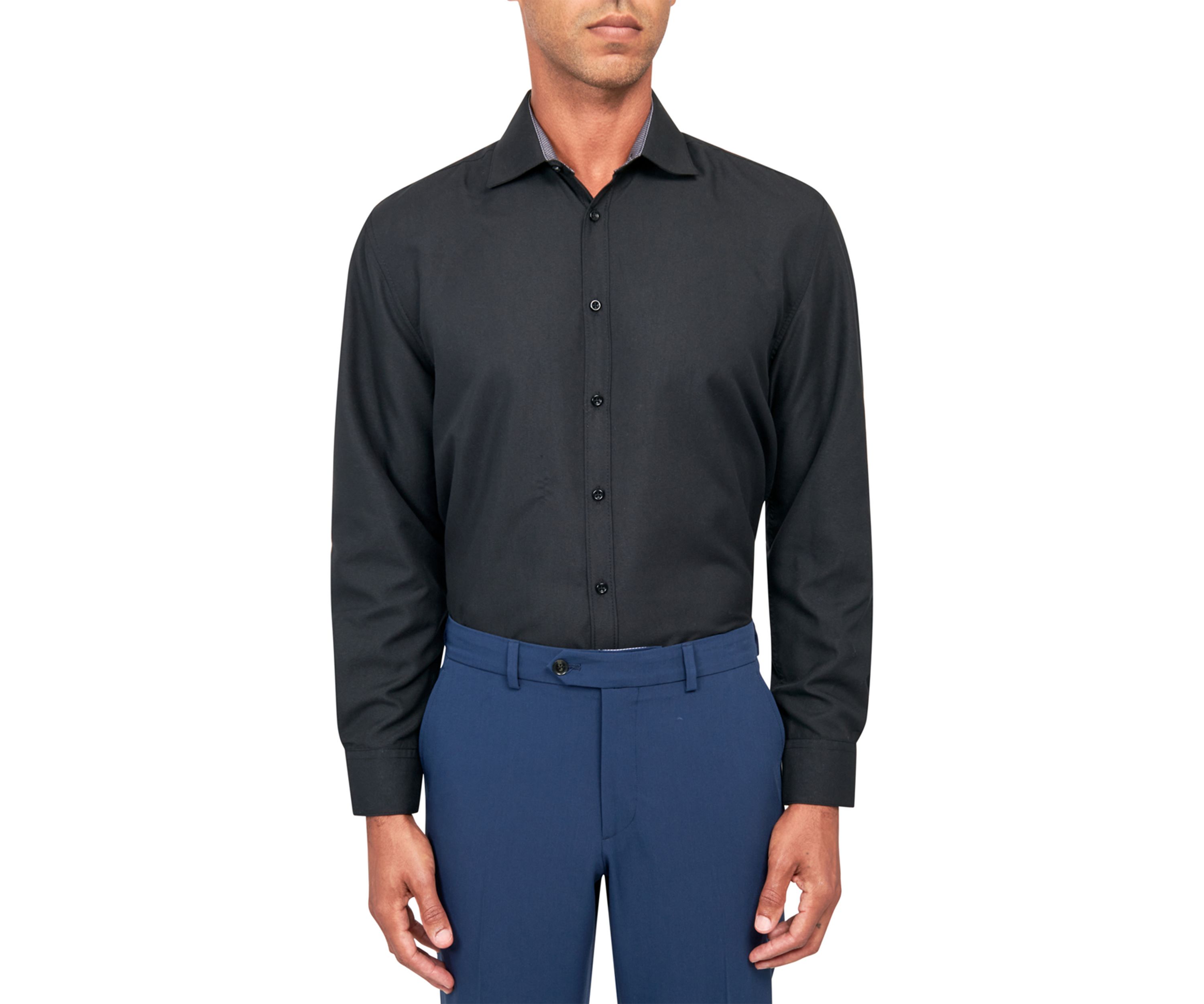 Mens Slim Fit Solid Shirt