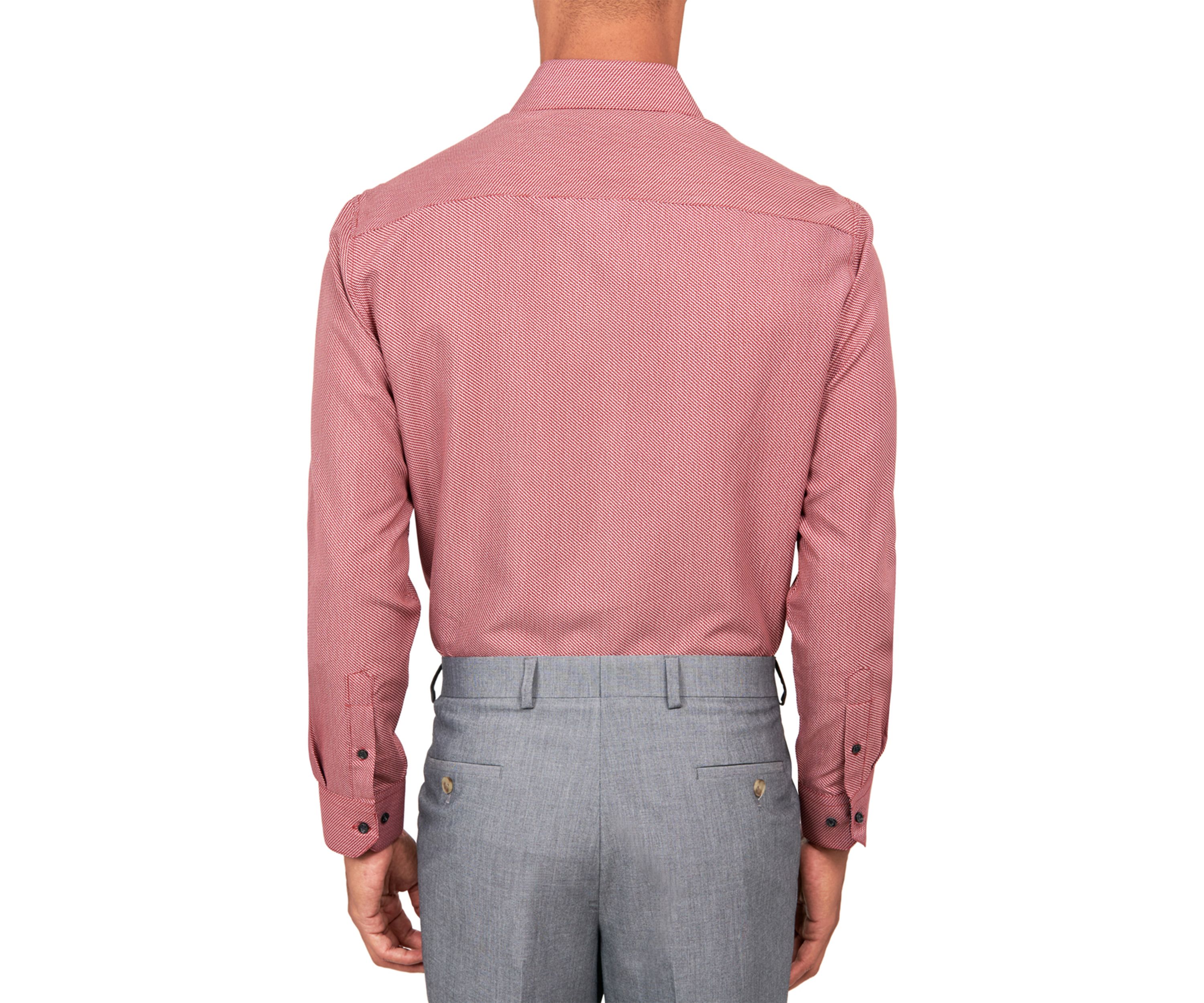 Mens Slim Fit Zig Zag Print Shirt