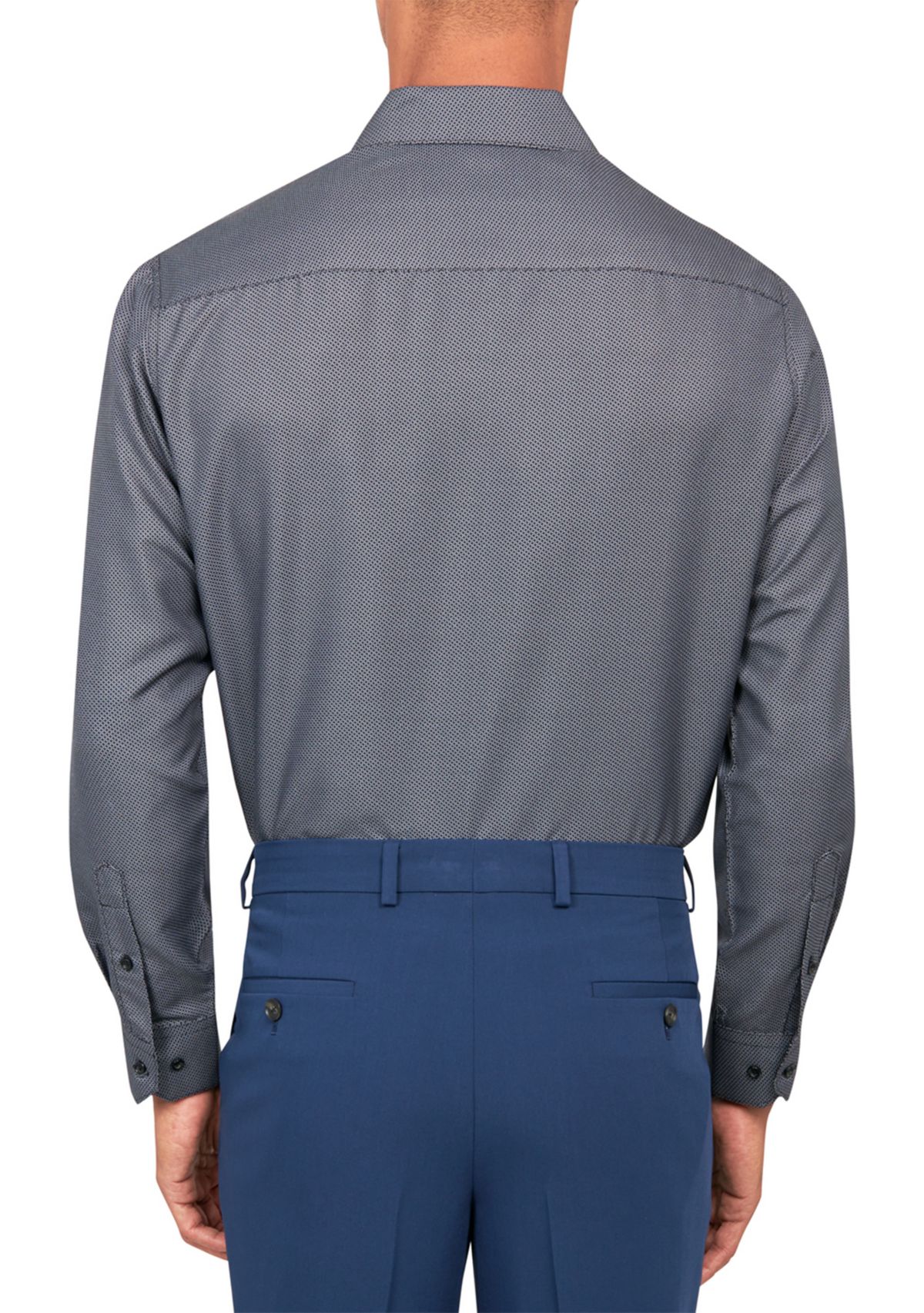 Mens Slim Fit Geometric Print Shirt