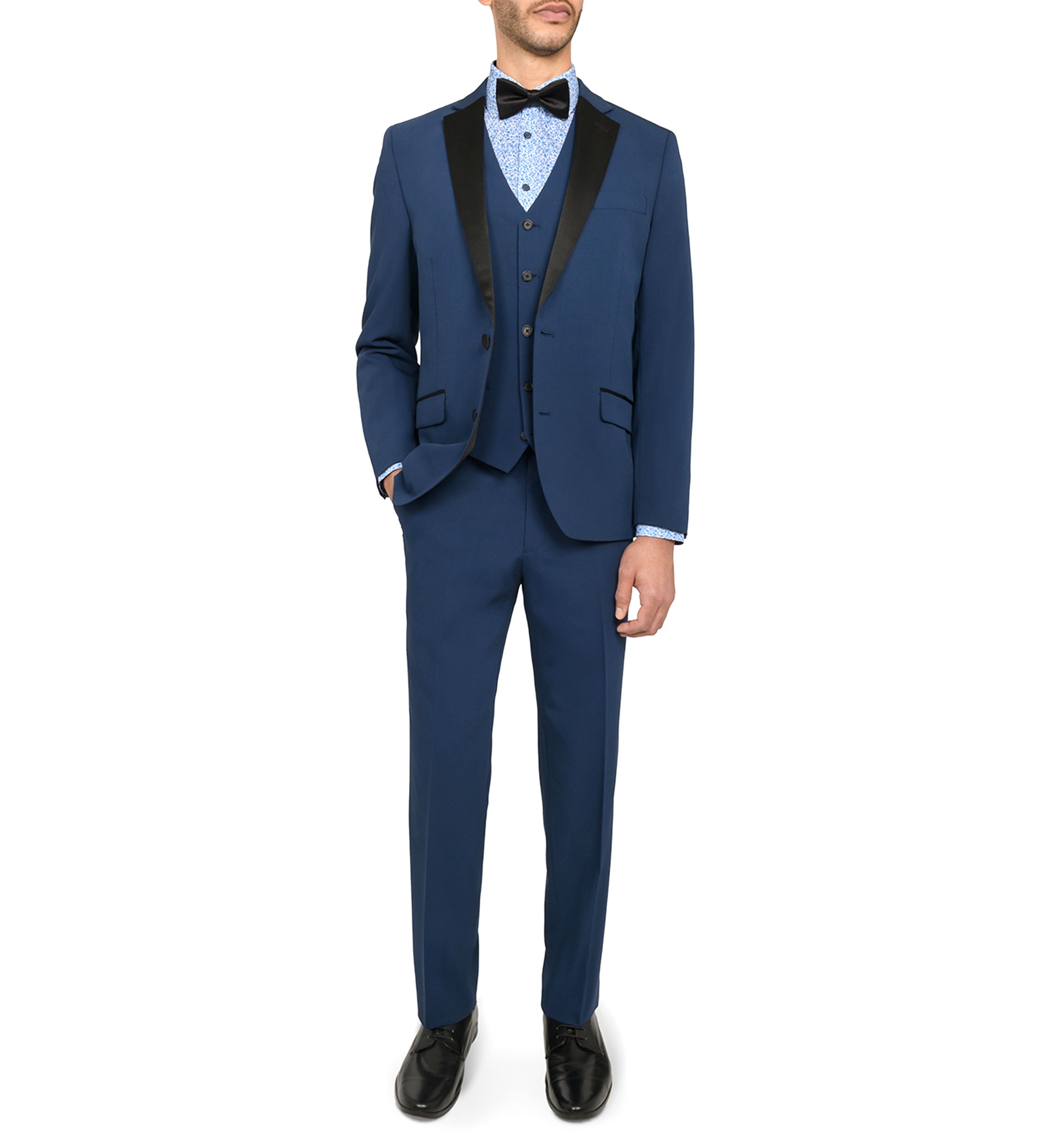 Mens Slim Fit Blue Tuxedo Jacket