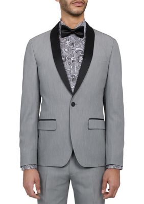 SOCIETY OF THREADS Men's Slim Fit Gray Tuxedo Jacket | belk