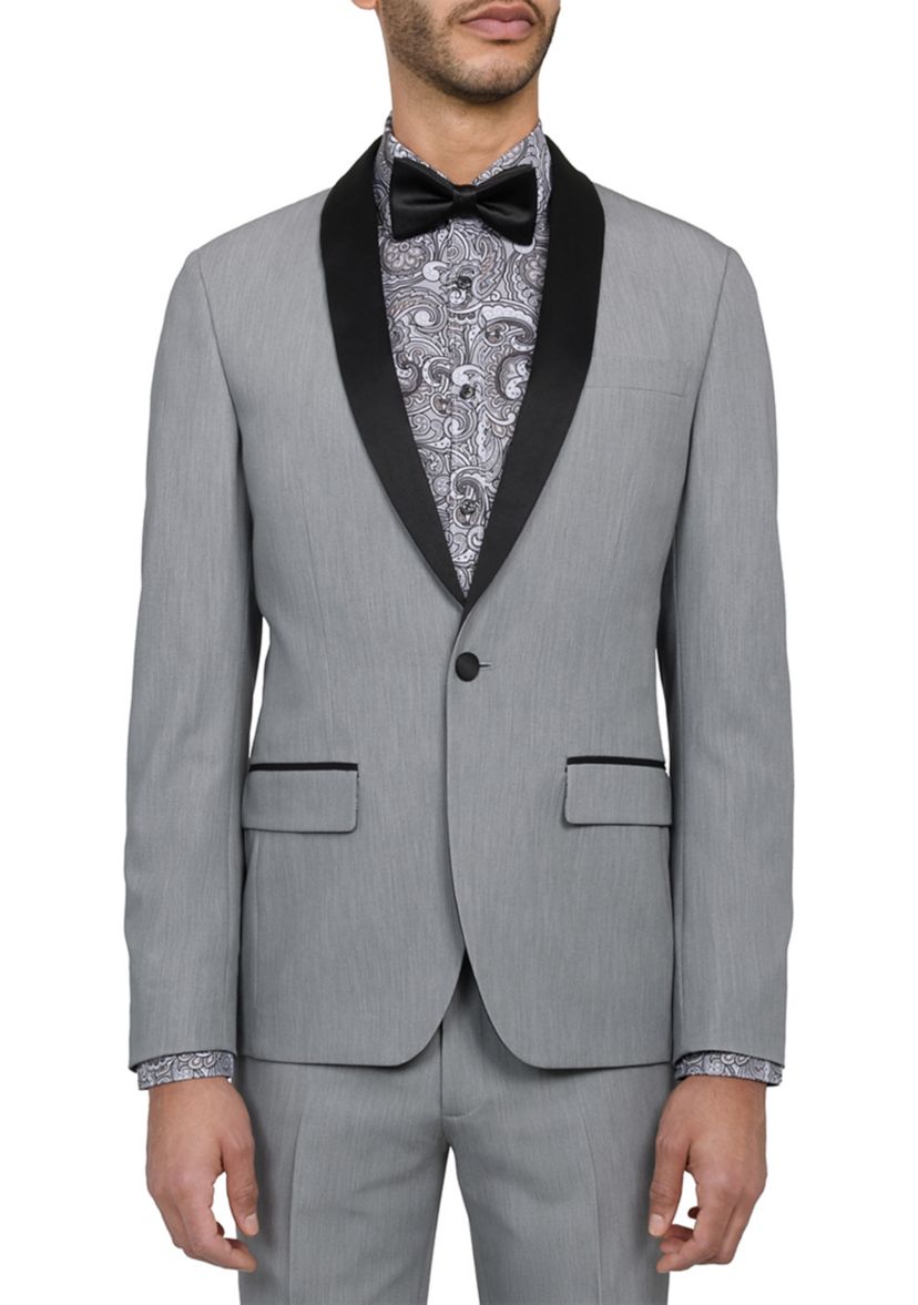 Mens Slim Fit Gray Tuxedo Jacket