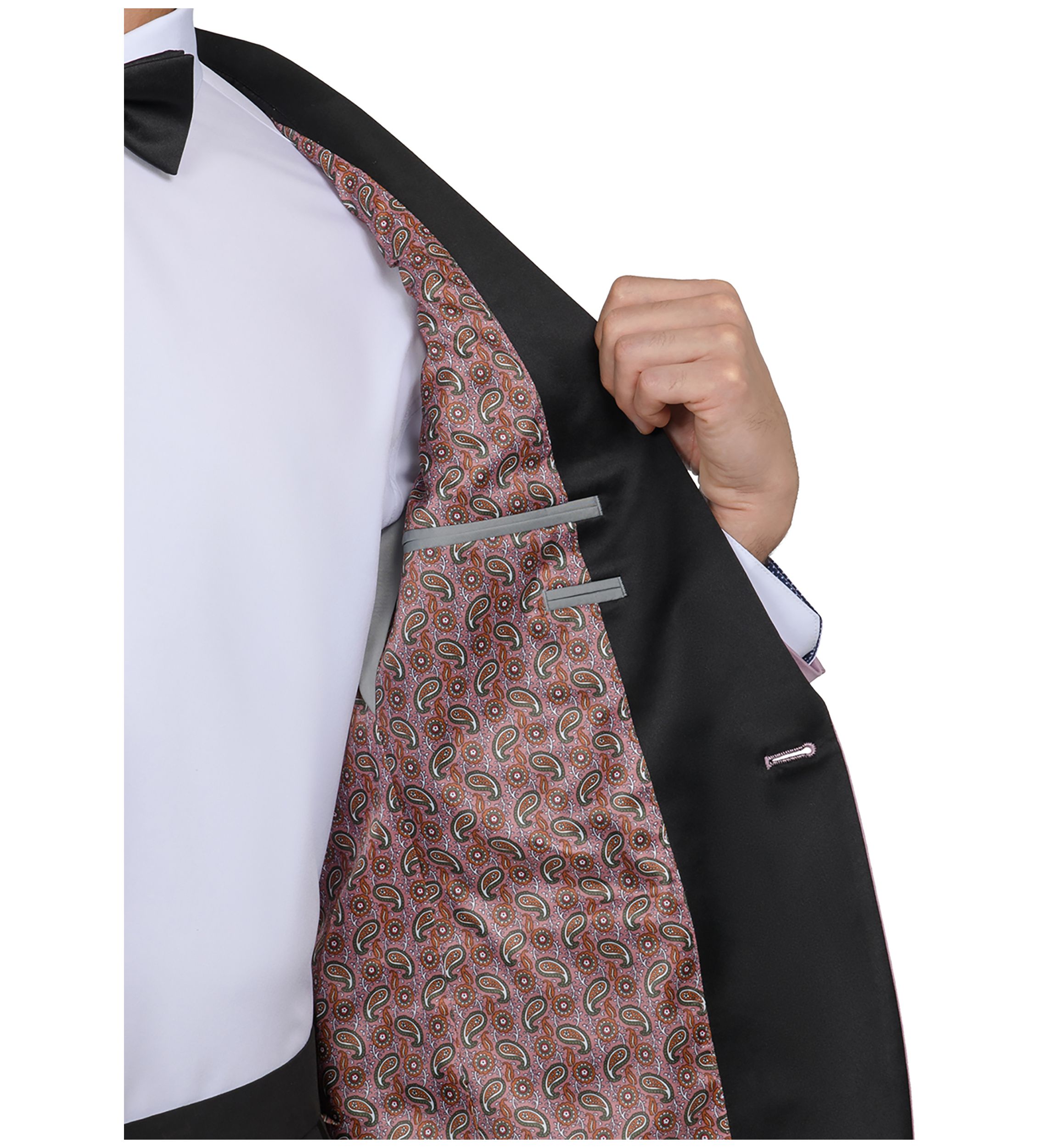Mens Slim Fit Mauve Pink Occasion Tuxedo Jacket