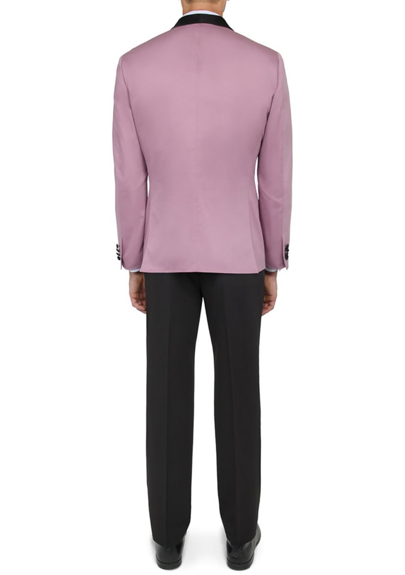 Mens Slim Fit Mauve Pink Occasion Tuxedo Jacket