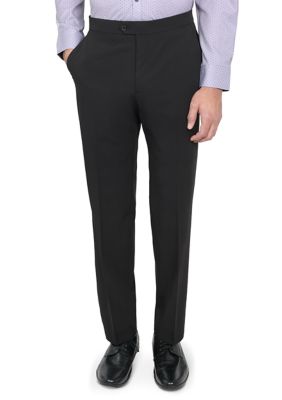 SOCIETY OF THREADS Men's Slim Fit Black Tuxedo Pants | belk