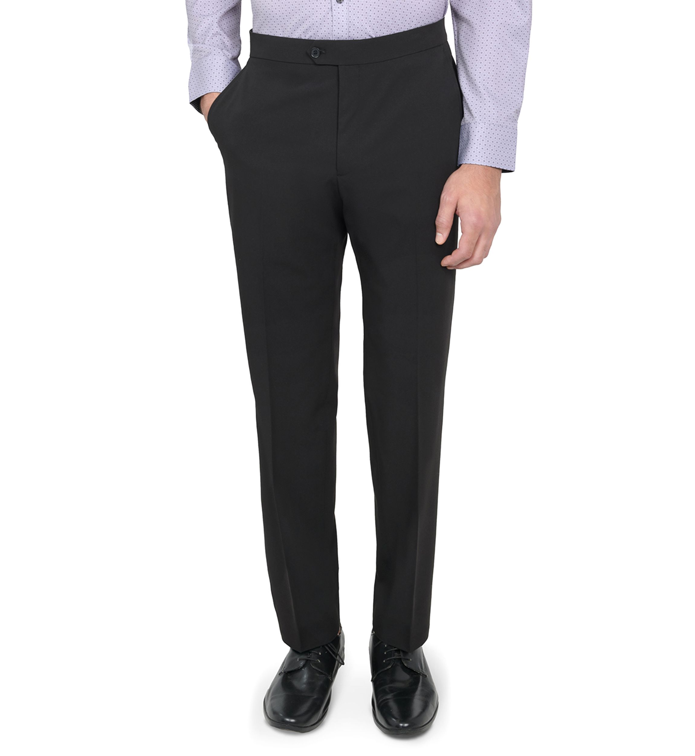 Mens Slim Fit Black Tuxedo Pants