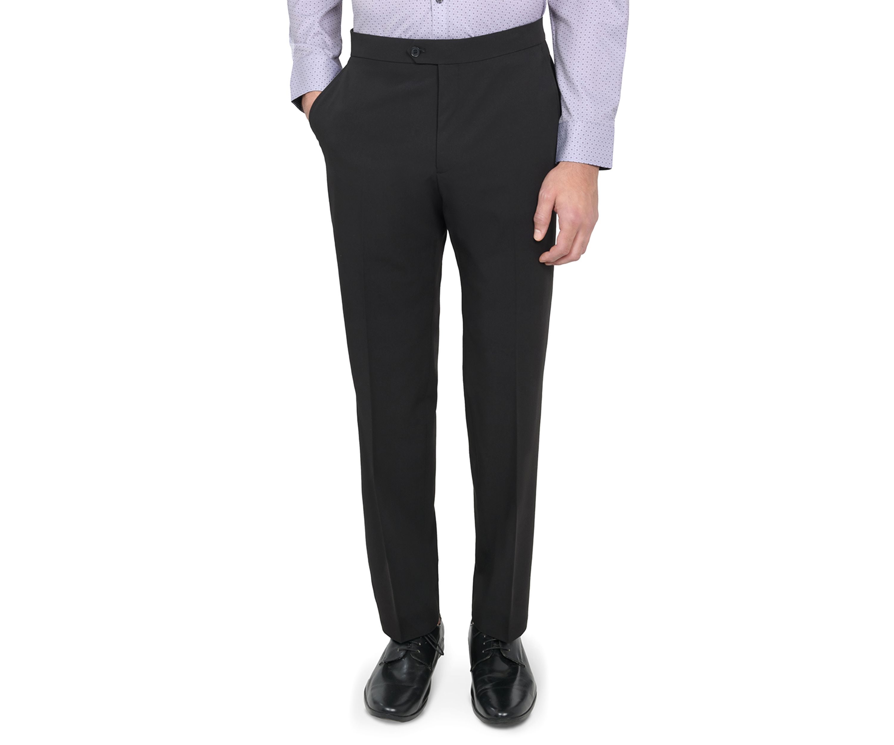 Mens Slim Fit Black Tuxedo Pants