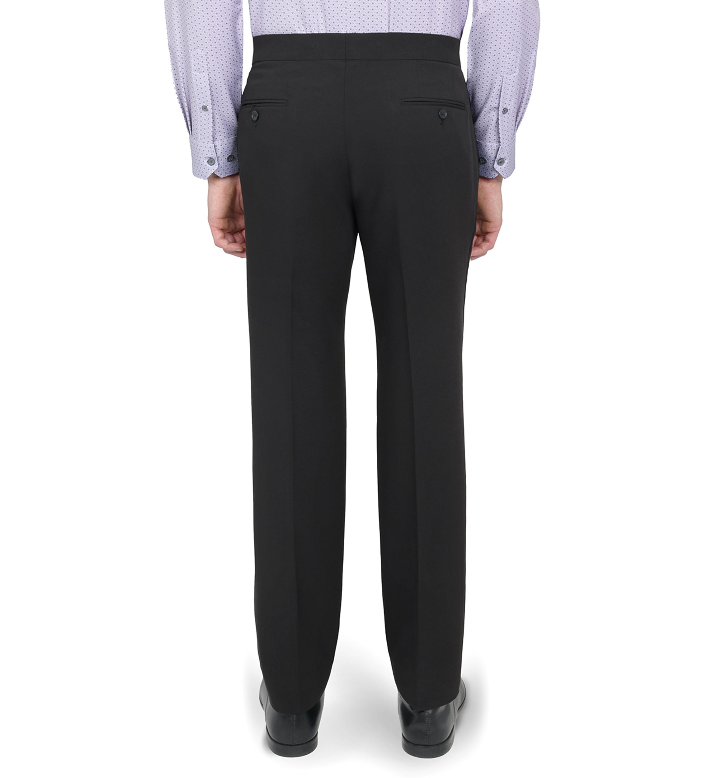 Mens Slim Fit Black Tuxedo Pants