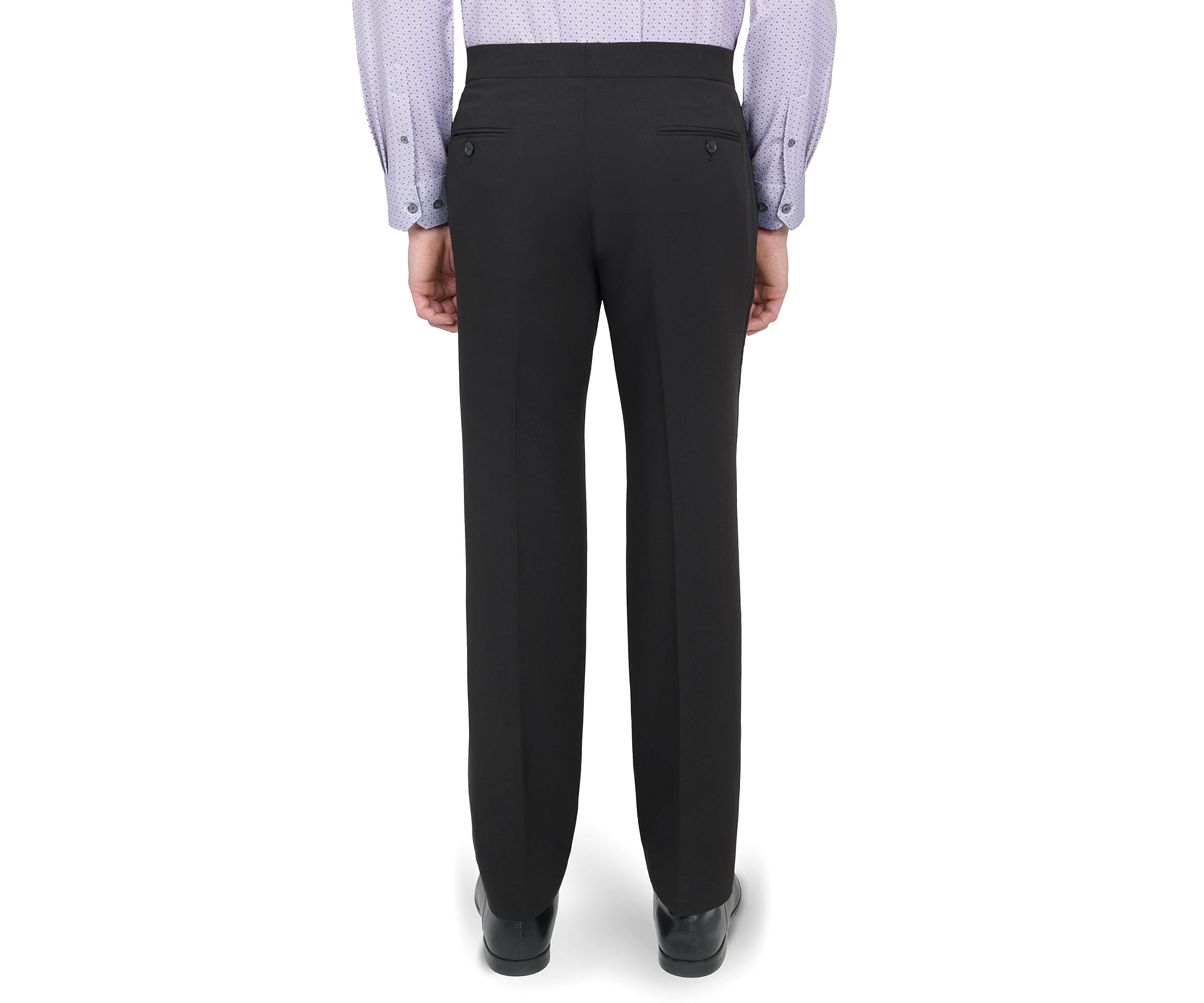 Mens Slim Fit Black Tuxedo Pants