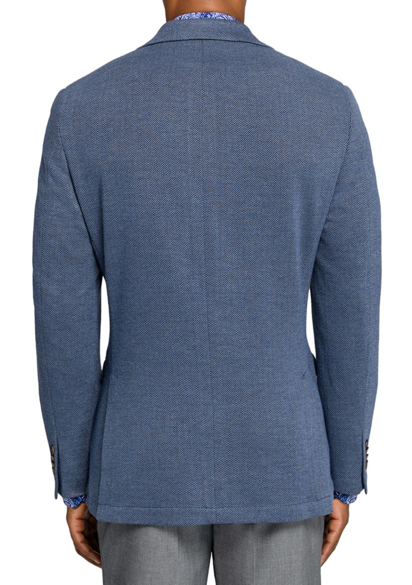 Mens Herringbone Knit Jacket