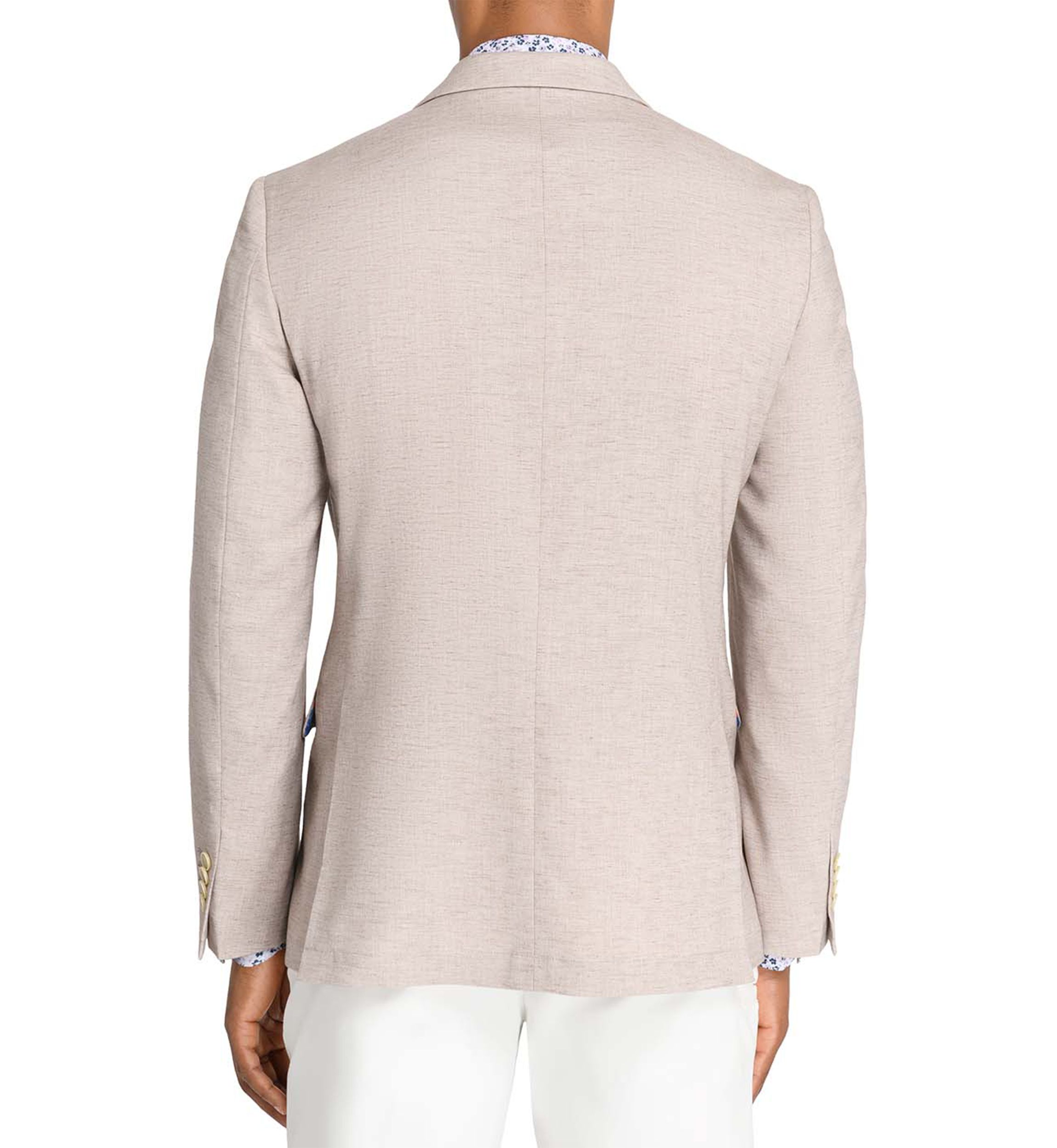 Mens Lino Solid Stretch Blazer