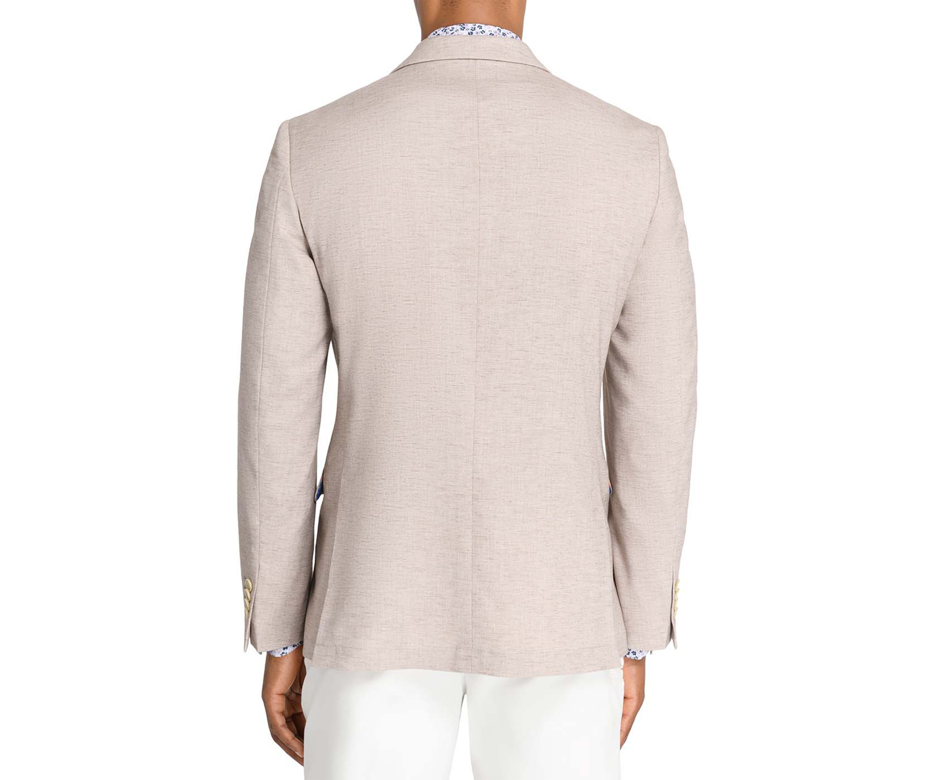 Mens Lino Solid Stretch Blazer