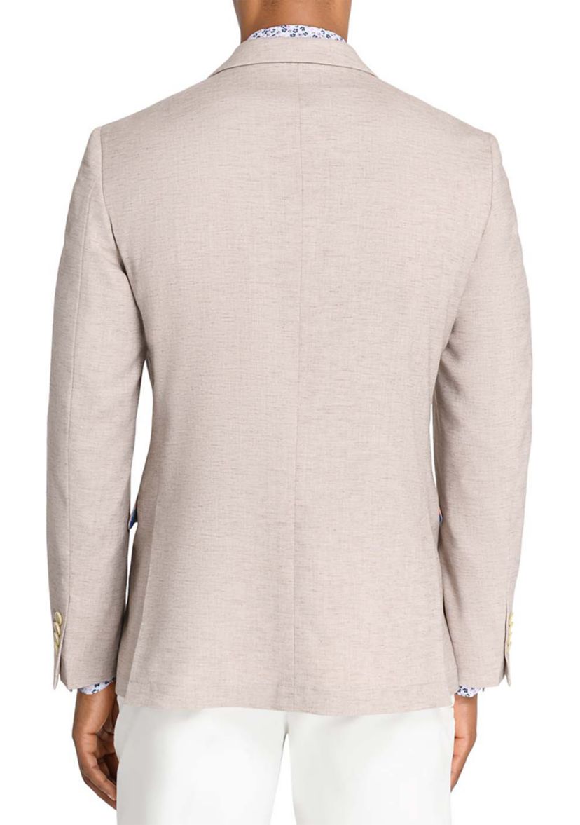Mens Lino Solid Stretch Blazer