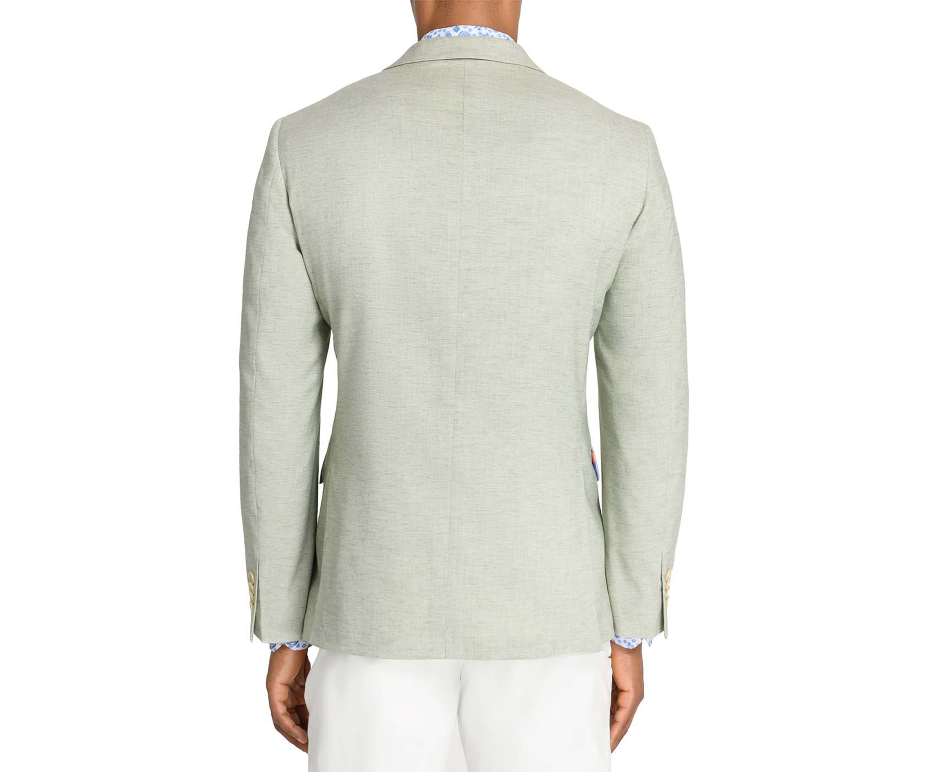 Mens Lino Solid Stretch Blazer