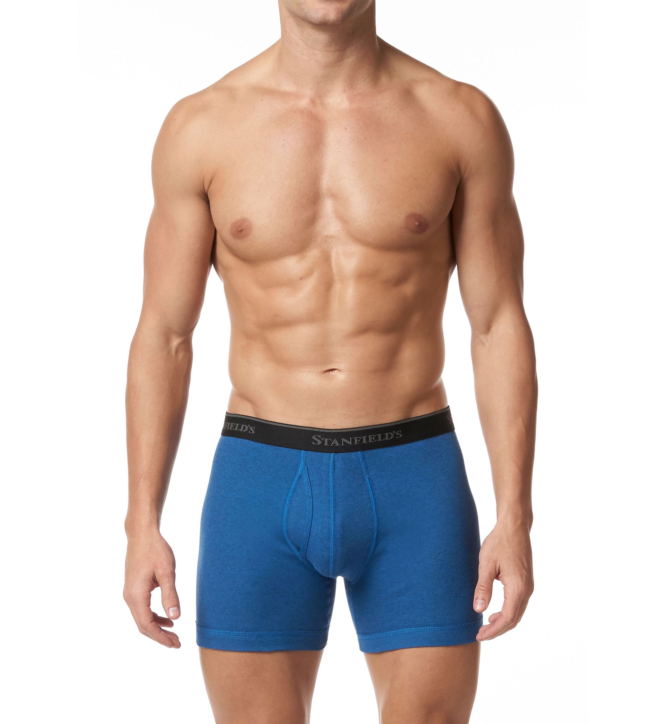 Premium 100% Cotton Low Rise Boxer Brief Underwear-2 Pack