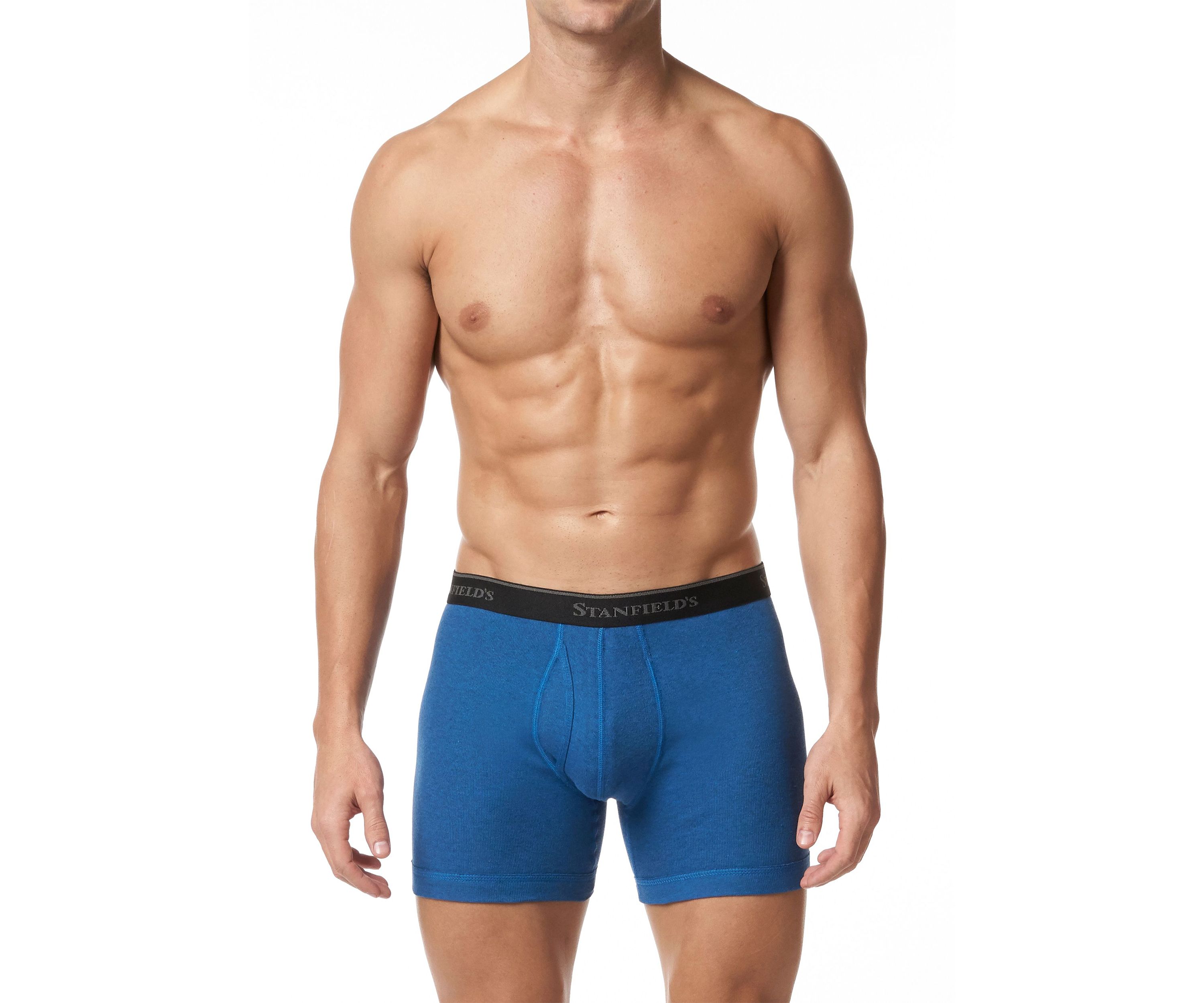 Premium 100% Cotton Low Rise Boxer Brief Underwear-2 Pack