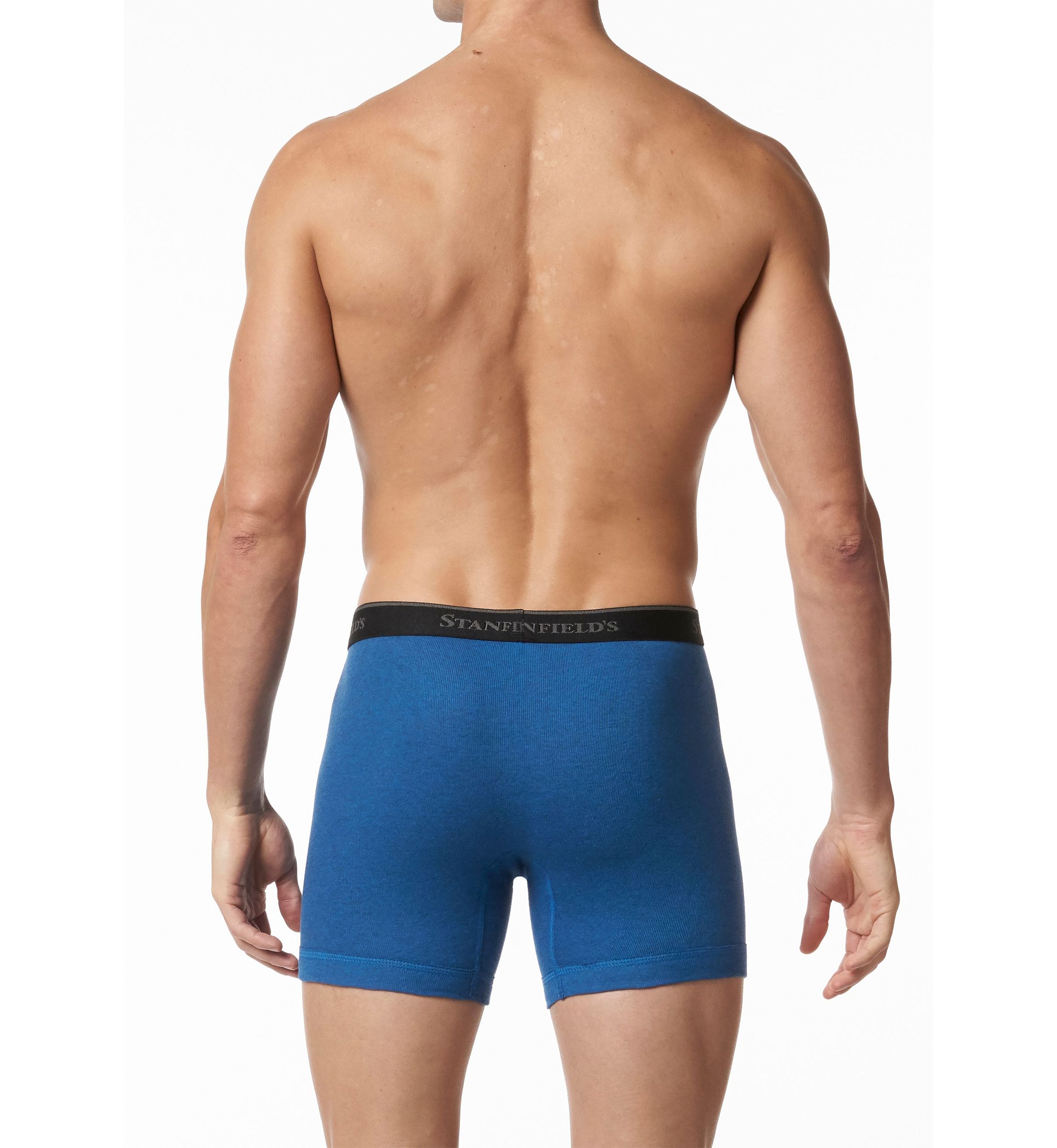 Premium 100% Cotton Low Rise Boxer Brief Underwear-2 Pack