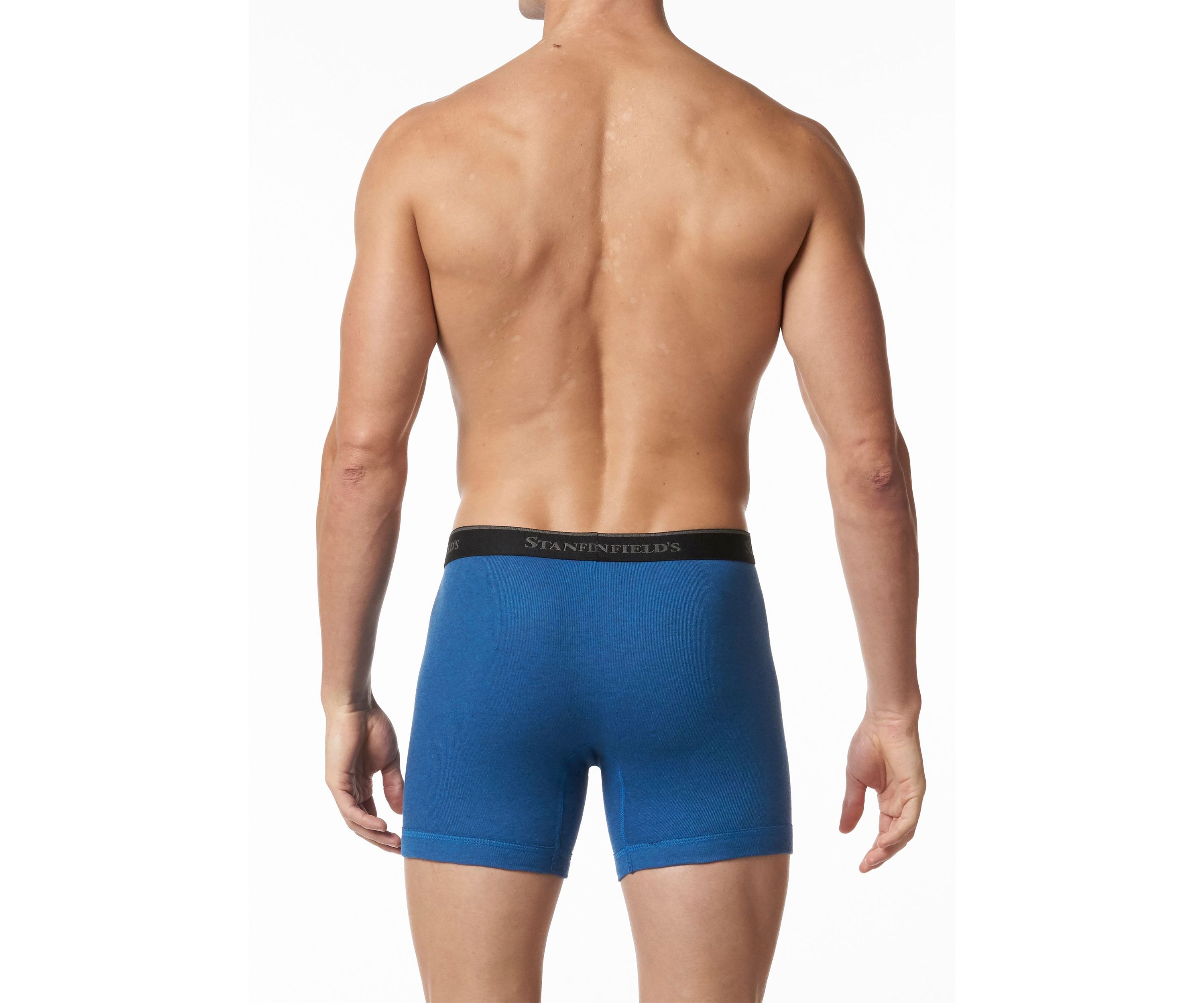 Premium 100% Cotton Low Rise Boxer Brief Underwear-2 Pack