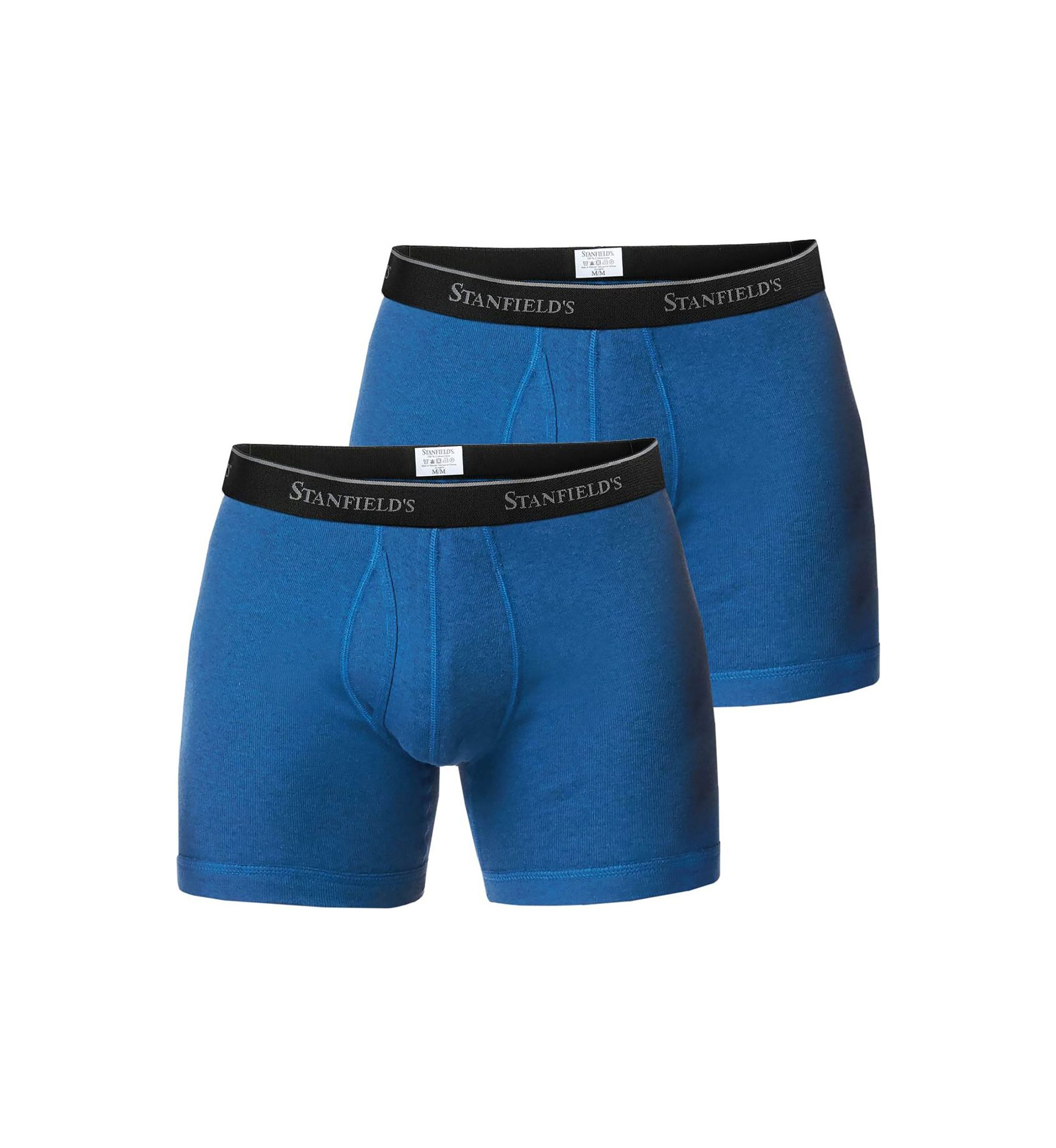 Premium 100% Cotton Low Rise Boxer Brief Underwear-2 Pack