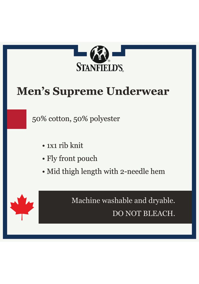 Supreme Cotton Blend Boxer Brief Underwear-2 Pack