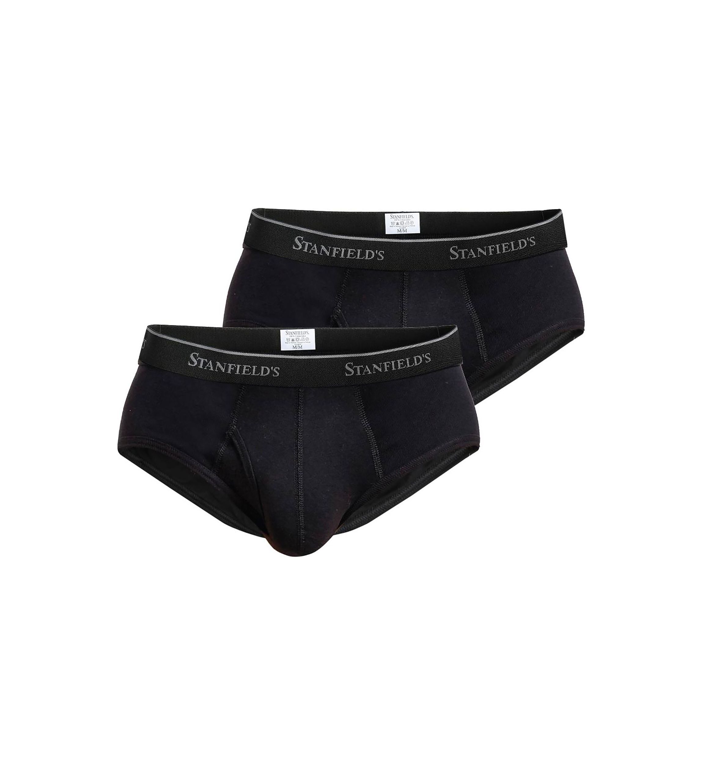Premium 100% Cotton Low Rise Brief Underwear-2 Pack
