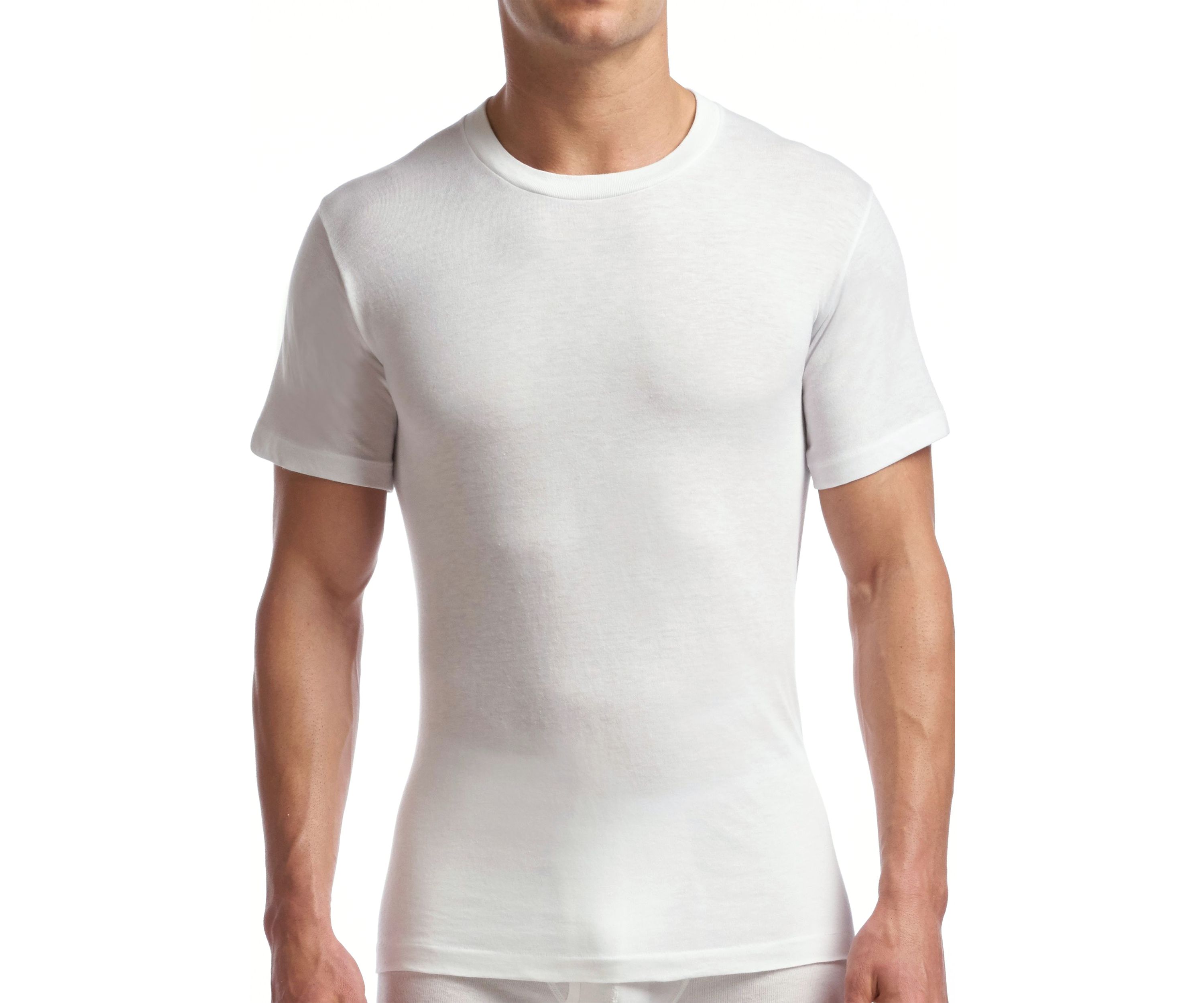 Supreme Cotton Blend Crew Neck Undershirt-2 Pack