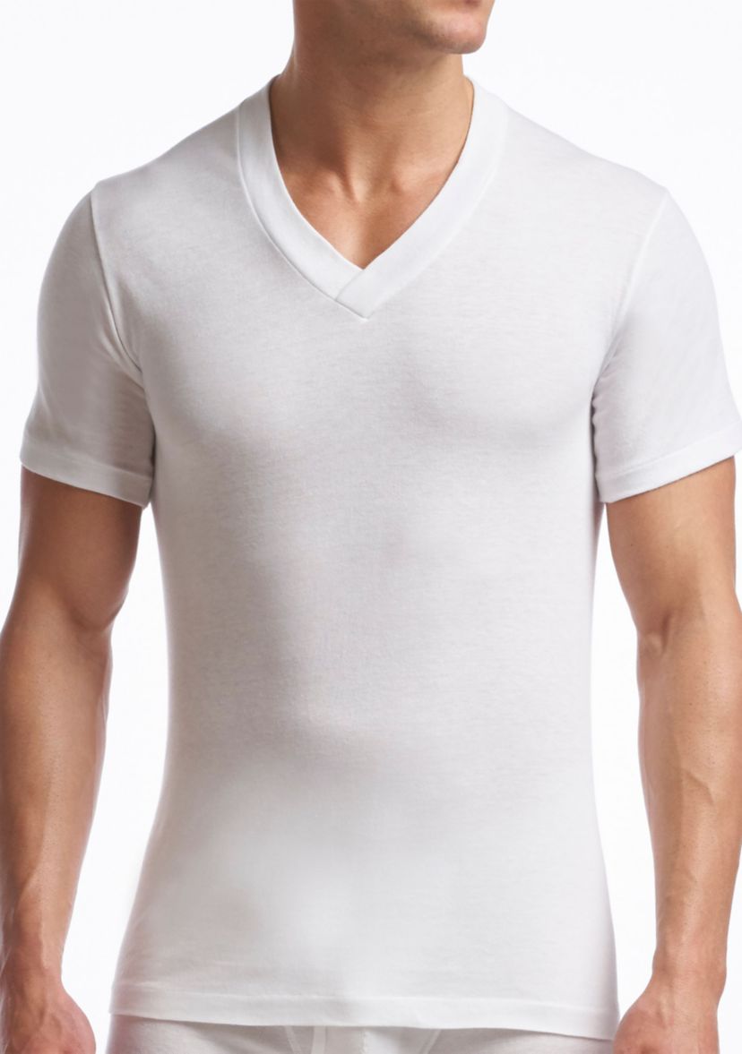 Supreme Cotton Blend V-Neck Undershirt-2 Pack