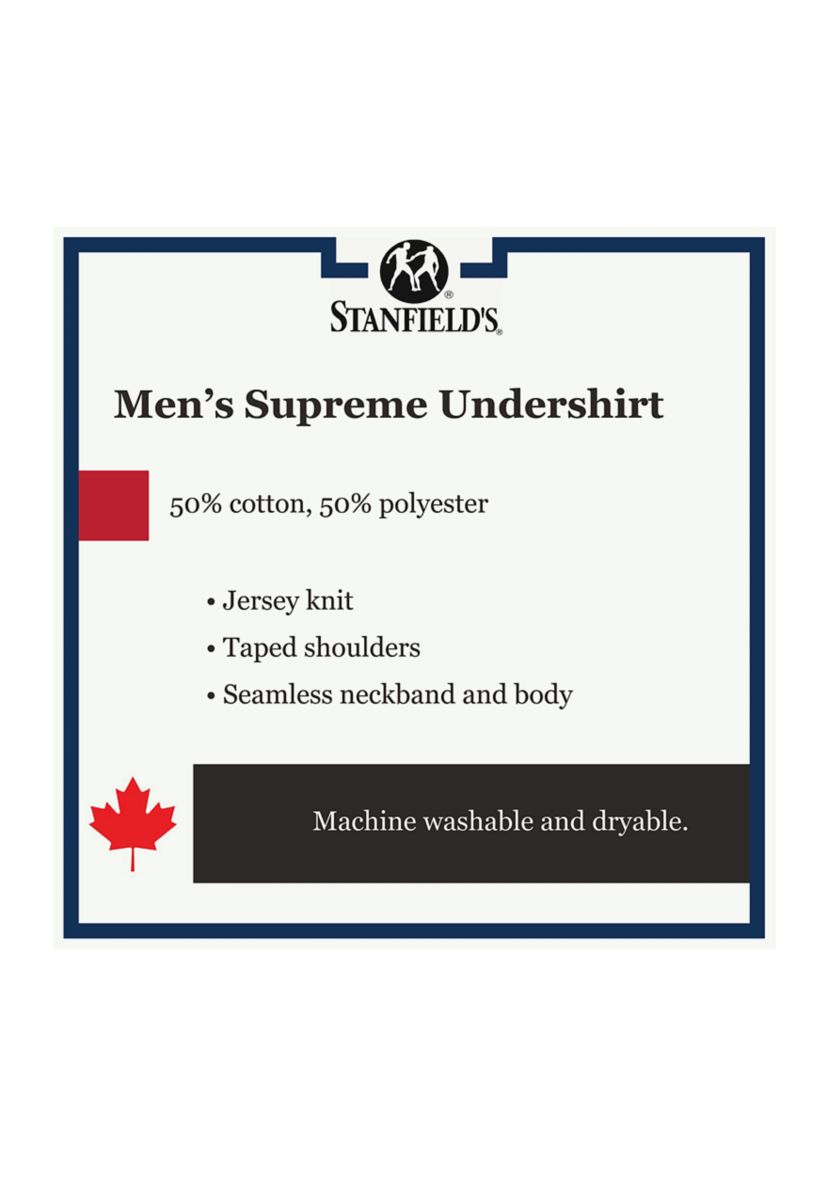 Supreme Cotton Blend V-Neck Undershirt-2 Pack