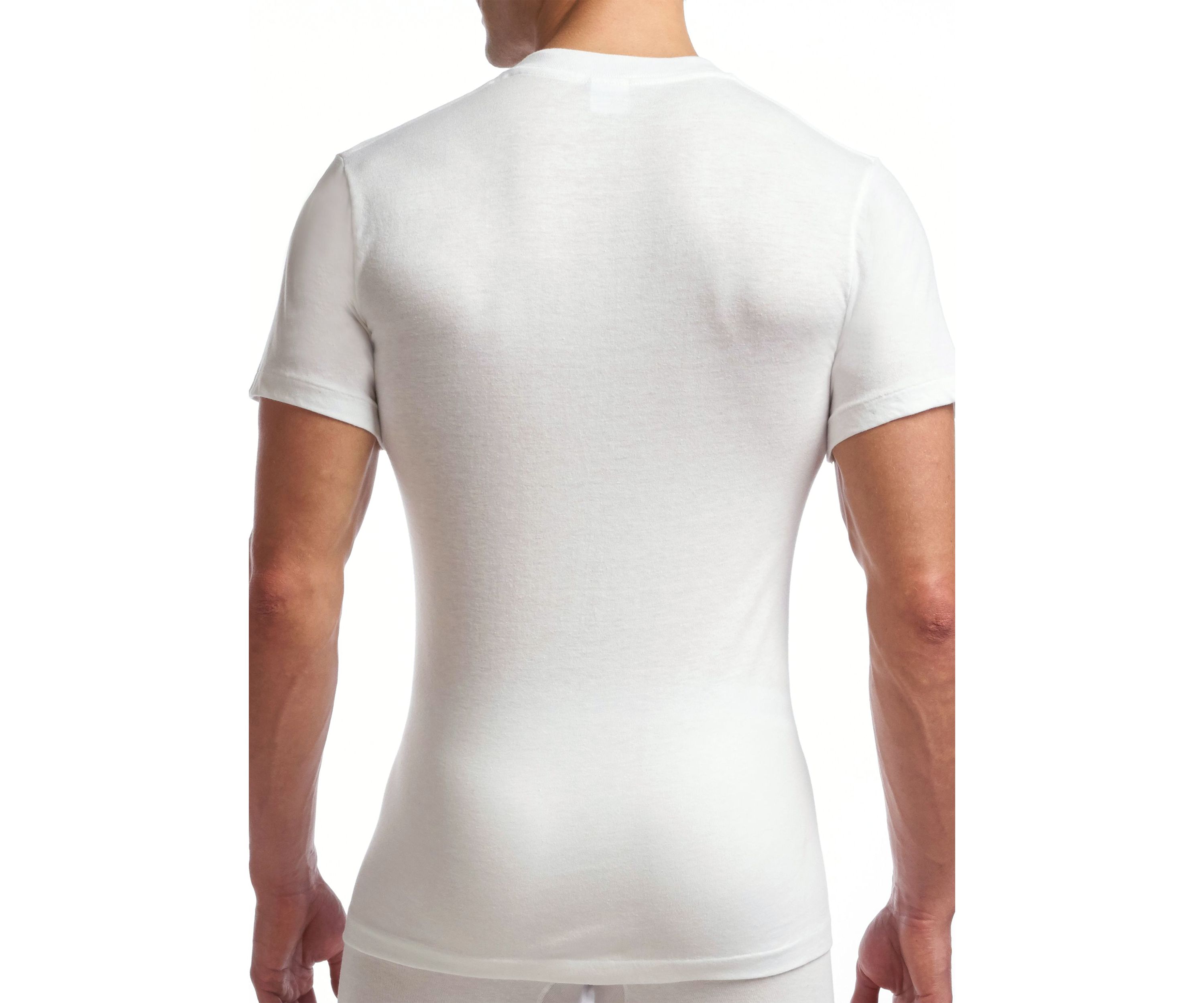 Supreme Cotton Blend Tall Crew Neck Undershirt-2 Pack