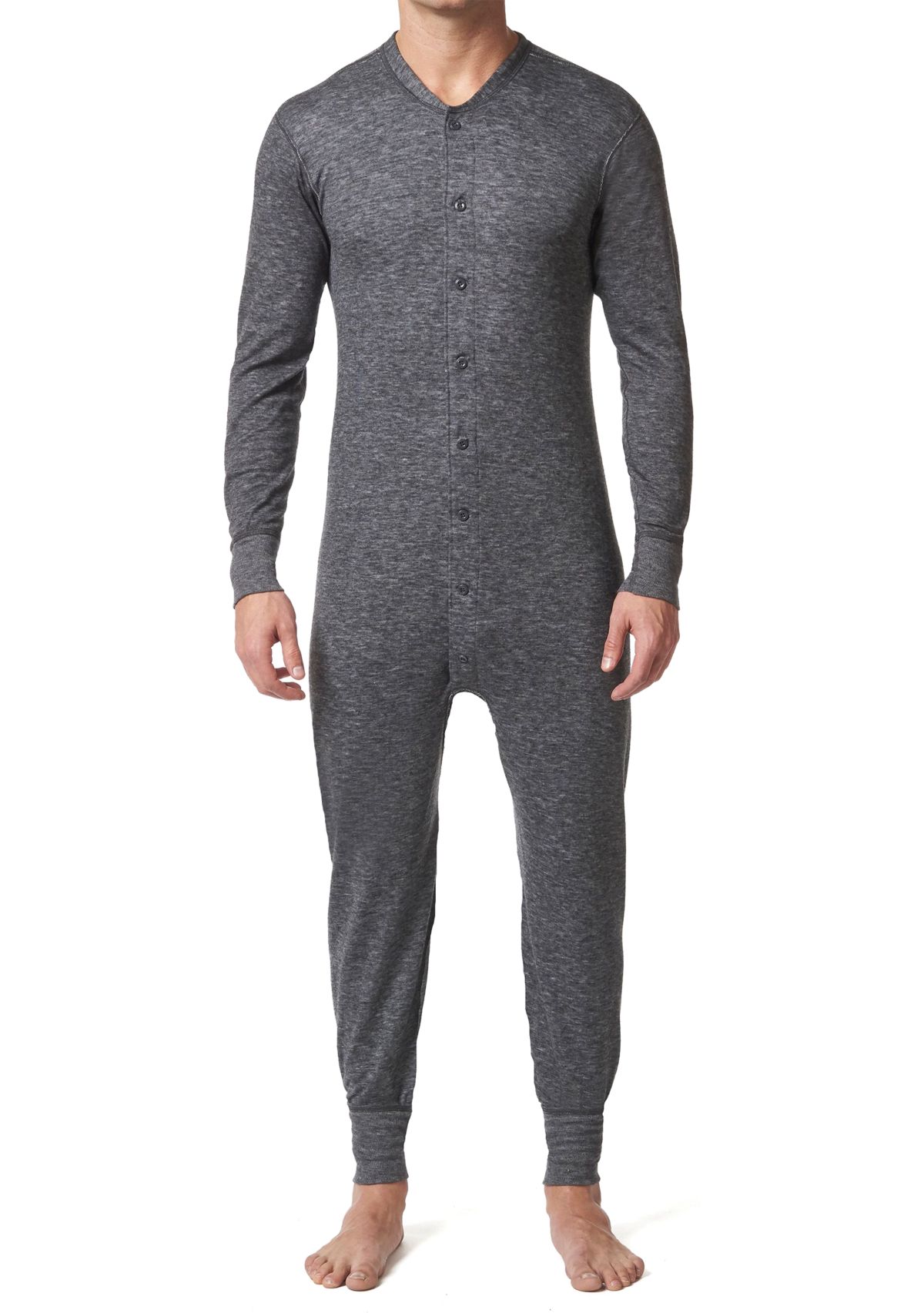 Two Layer Wool Thermal Long Johns Underwear
