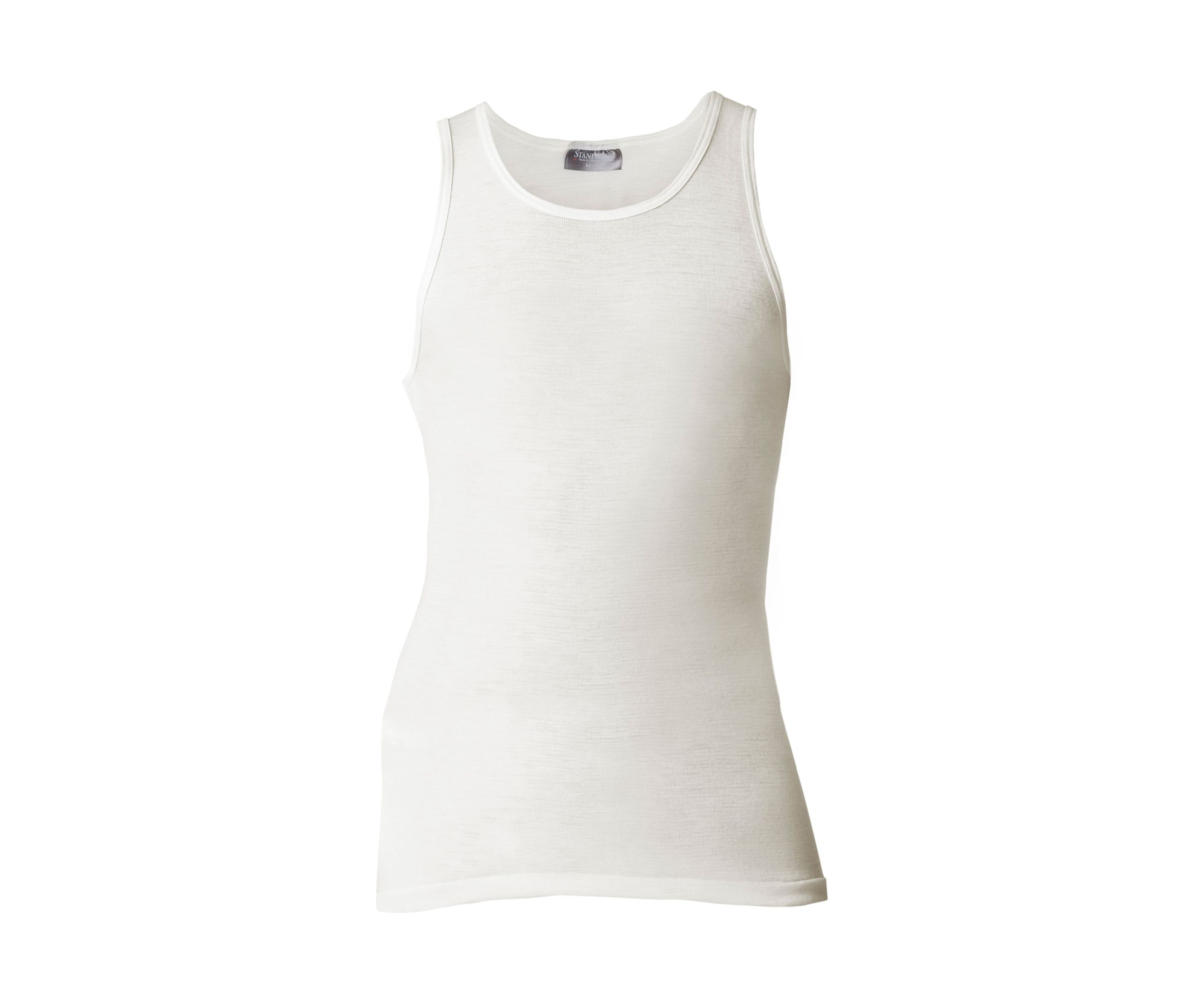 Superwash Wool Thermal Athletic Tank Undershirt
