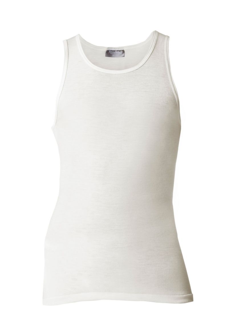 Superwash Wool Thermal Athletic Tank Undershirt