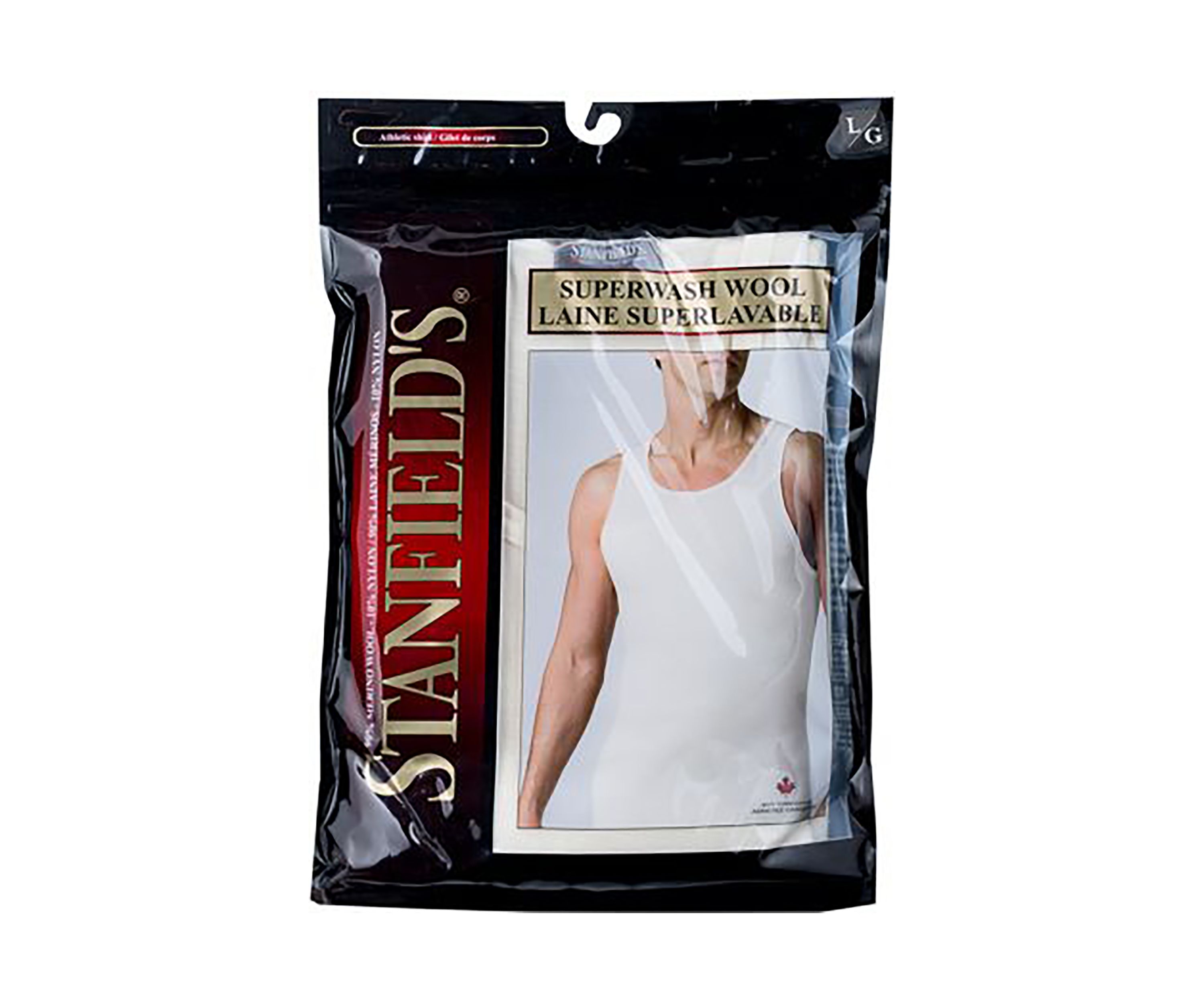 Superwash Wool Thermal Athletic Tank Undershirt