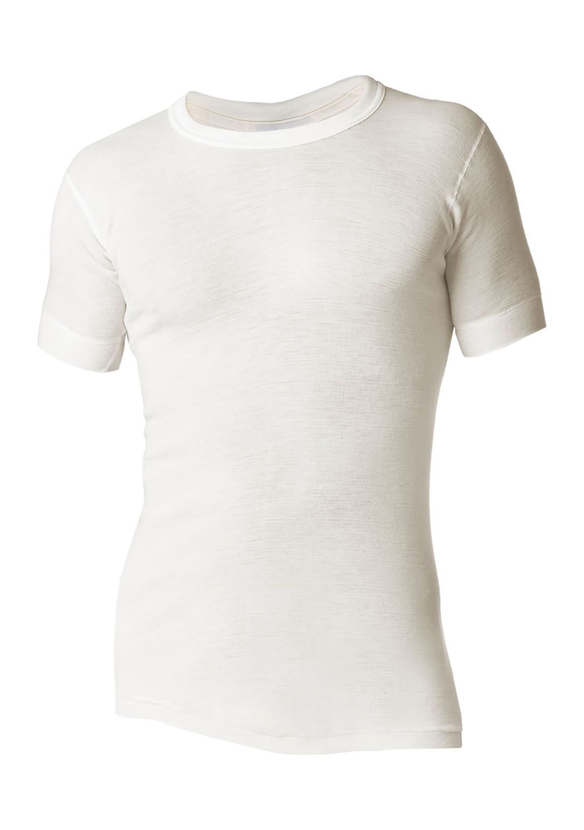 Superwash Wool Thermal Short Sleeve Undershirt