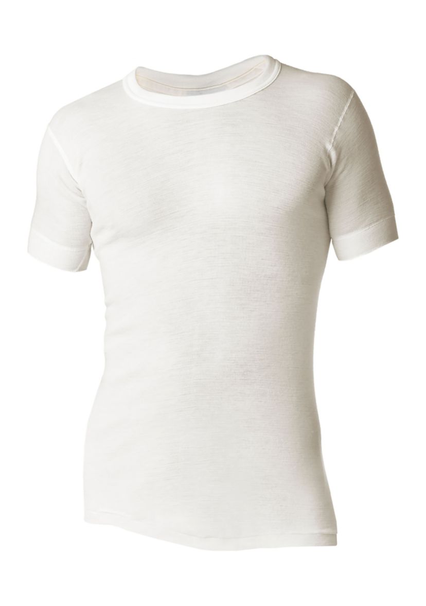 Superwash Wool Thermal Short Sleeve Undershirt
