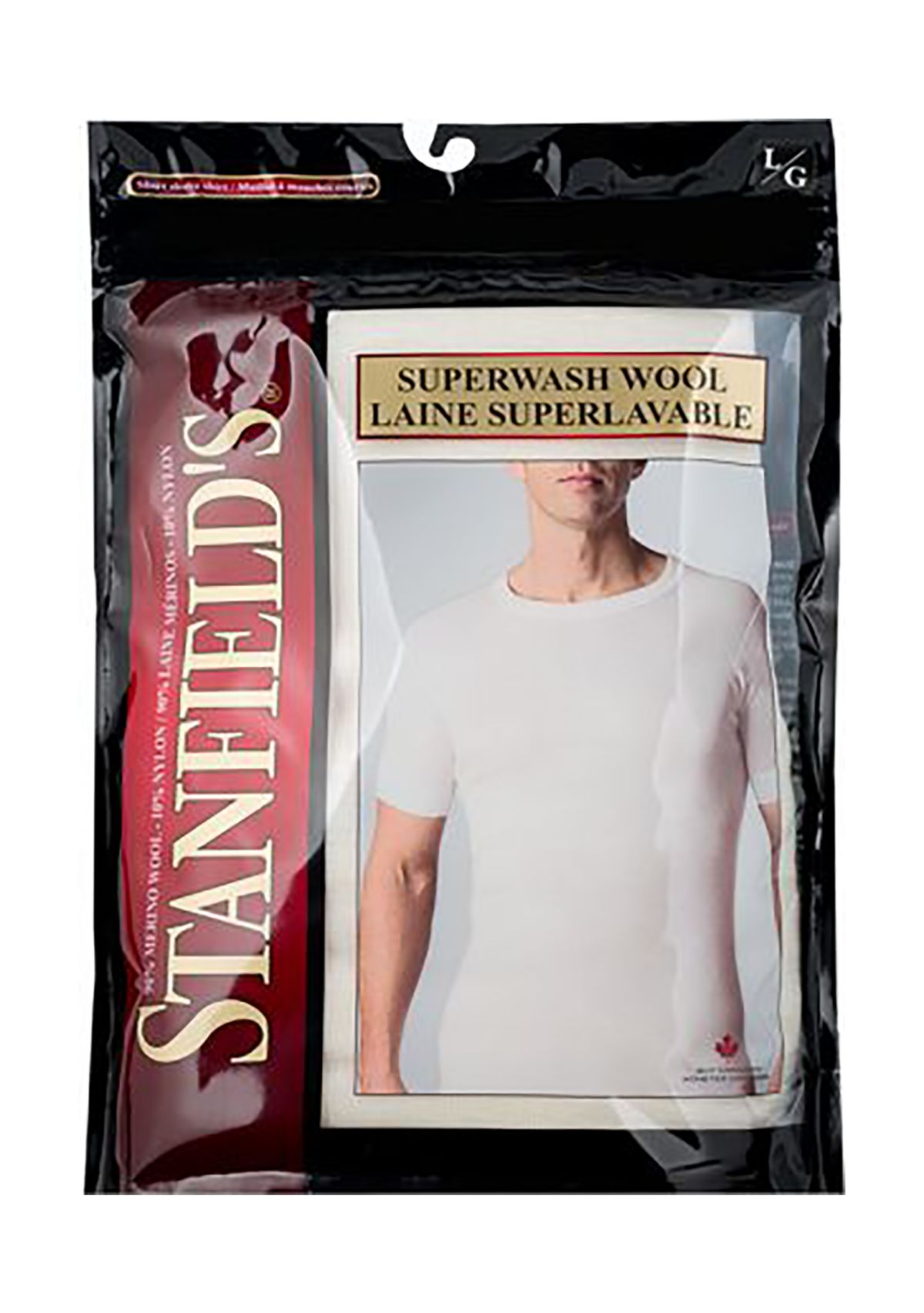 Superwash Wool Thermal Short Sleeve Undershirt