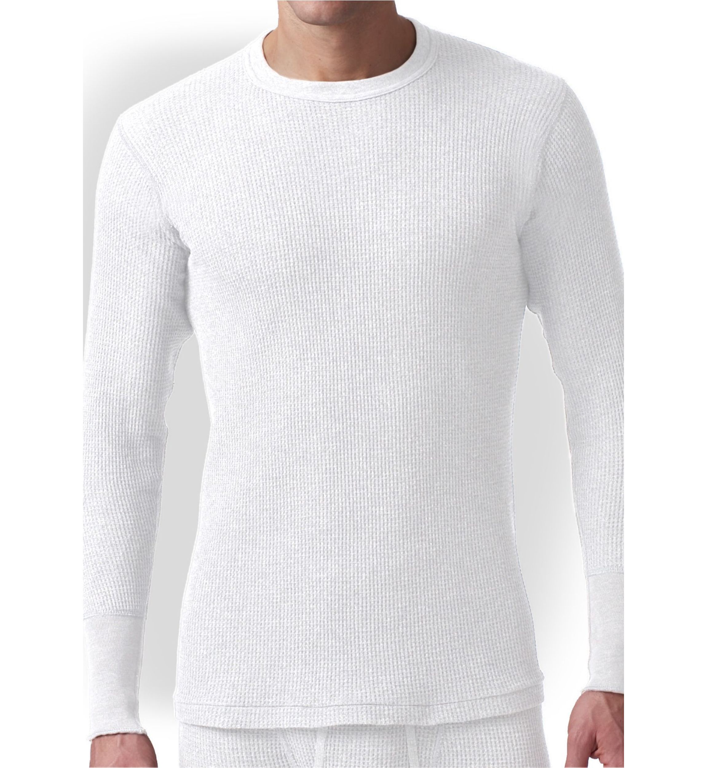 Essentials Waffle Knit Thermal Long Sleeve Undershirt