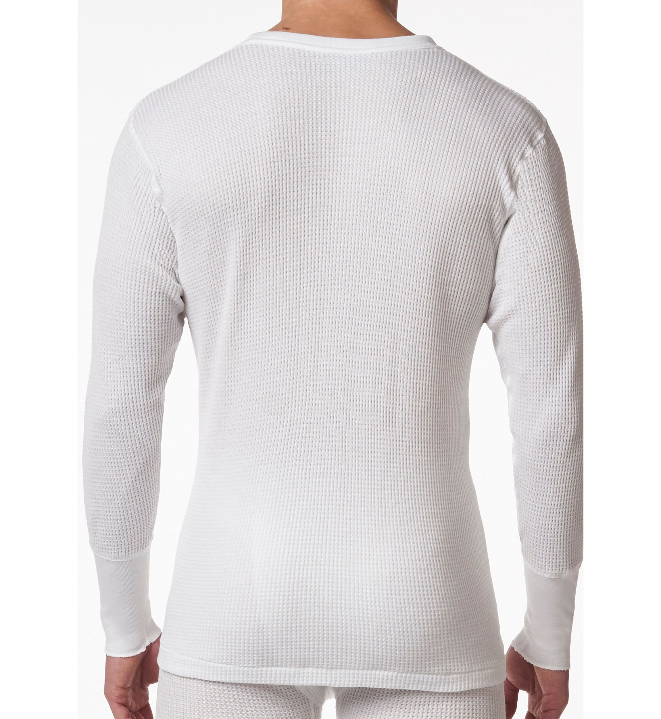 Essentials Waffle Knit Thermal Long Sleeve Undershirt