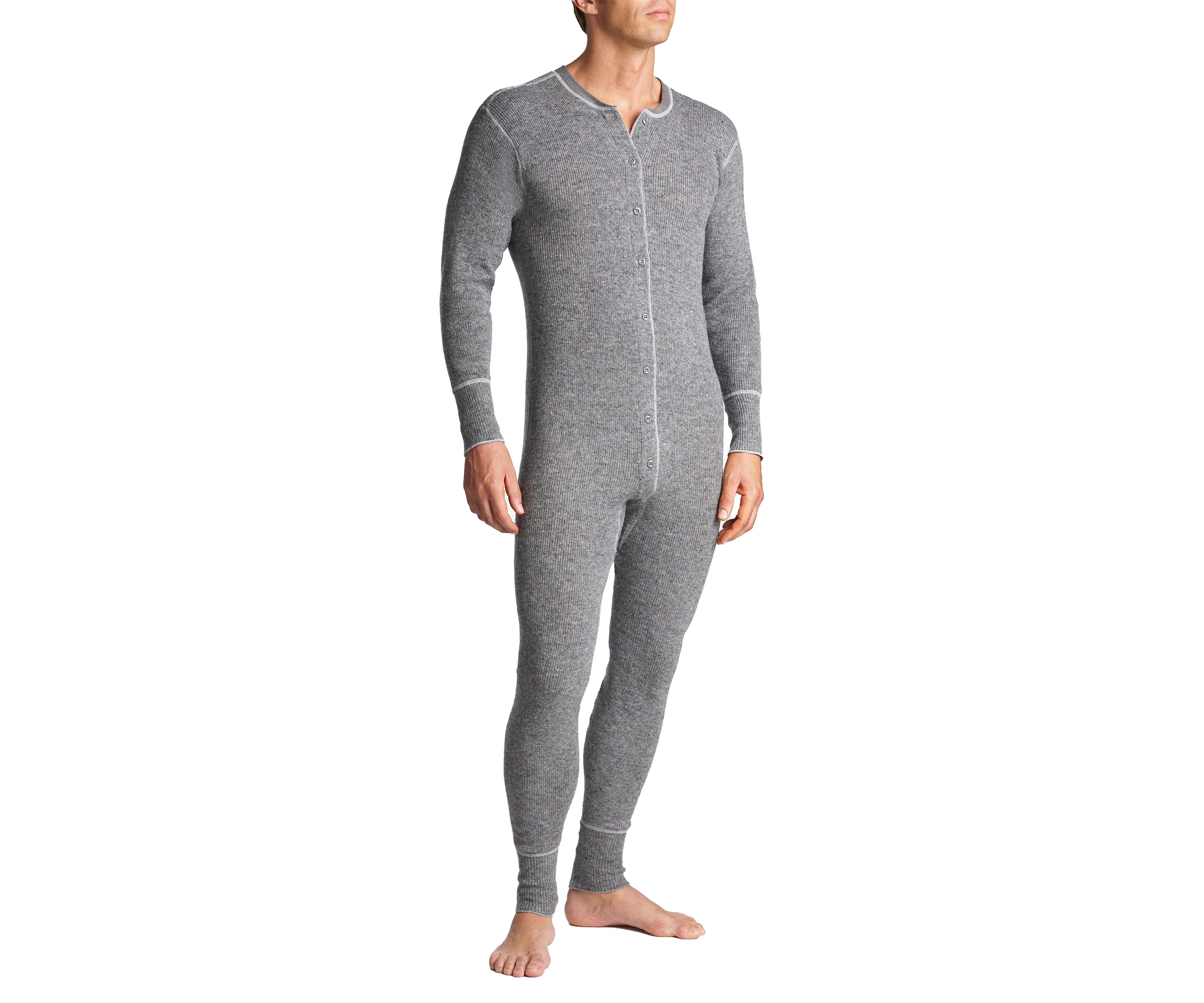 Heavy Weight Wool Thermal Onesie