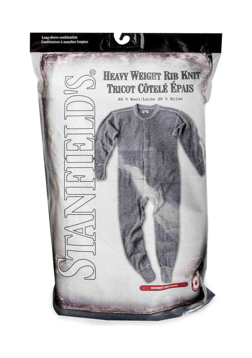 Heavy Weight Wool Thermal Onesie