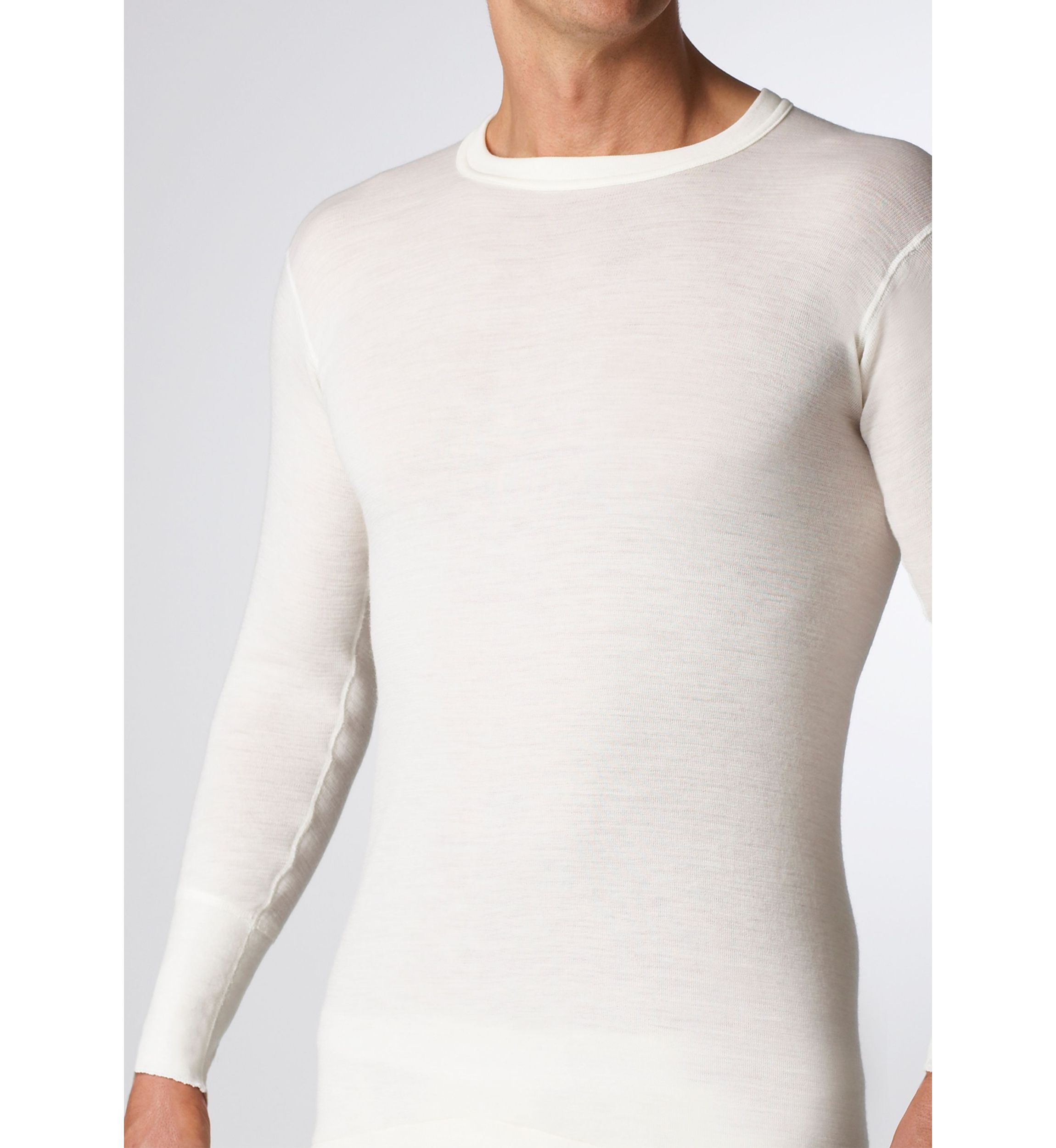 Superwash Wool Thermal Long Sleeve Undershirt