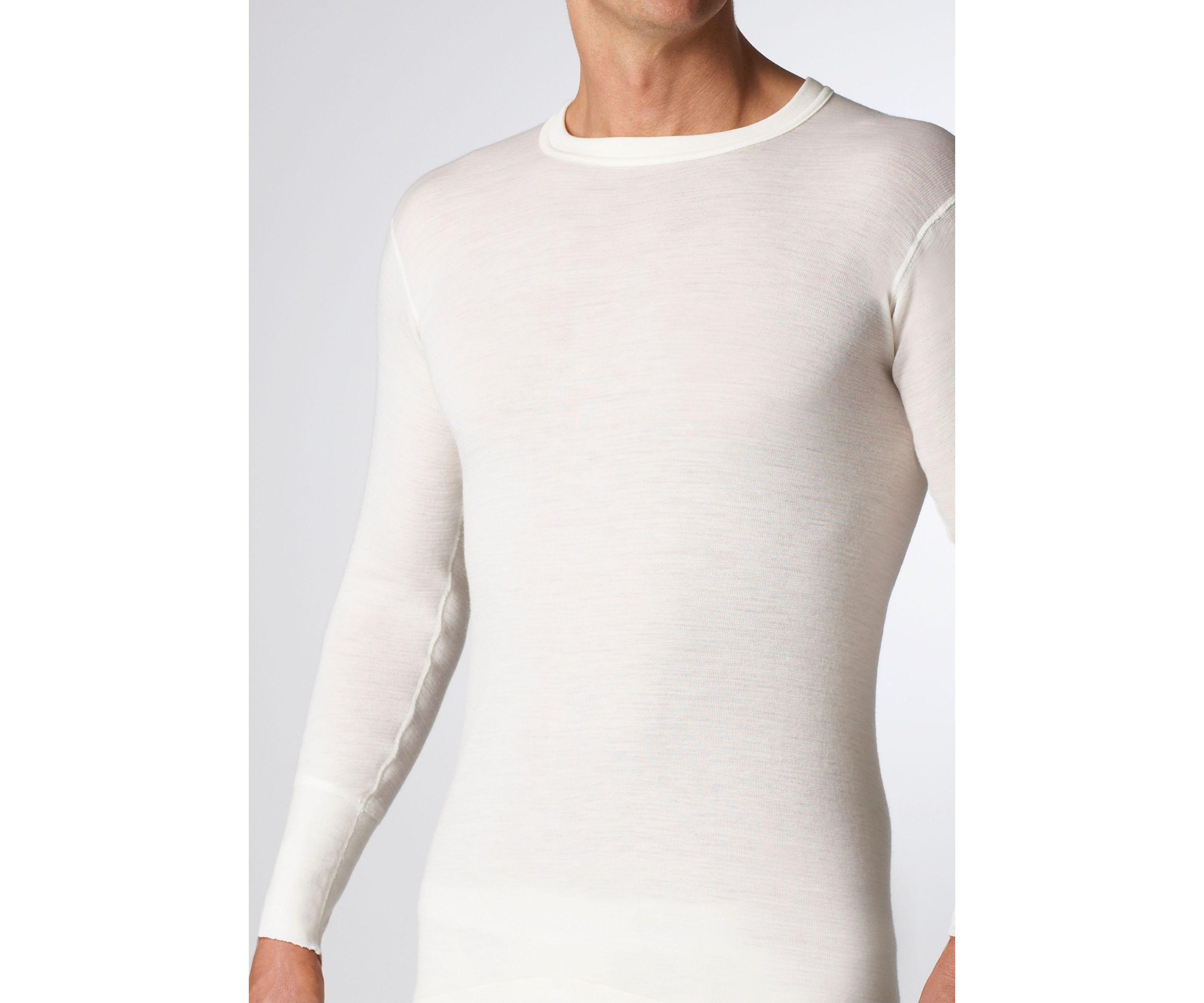 Superwash Wool Thermal Long Sleeve Undershirt