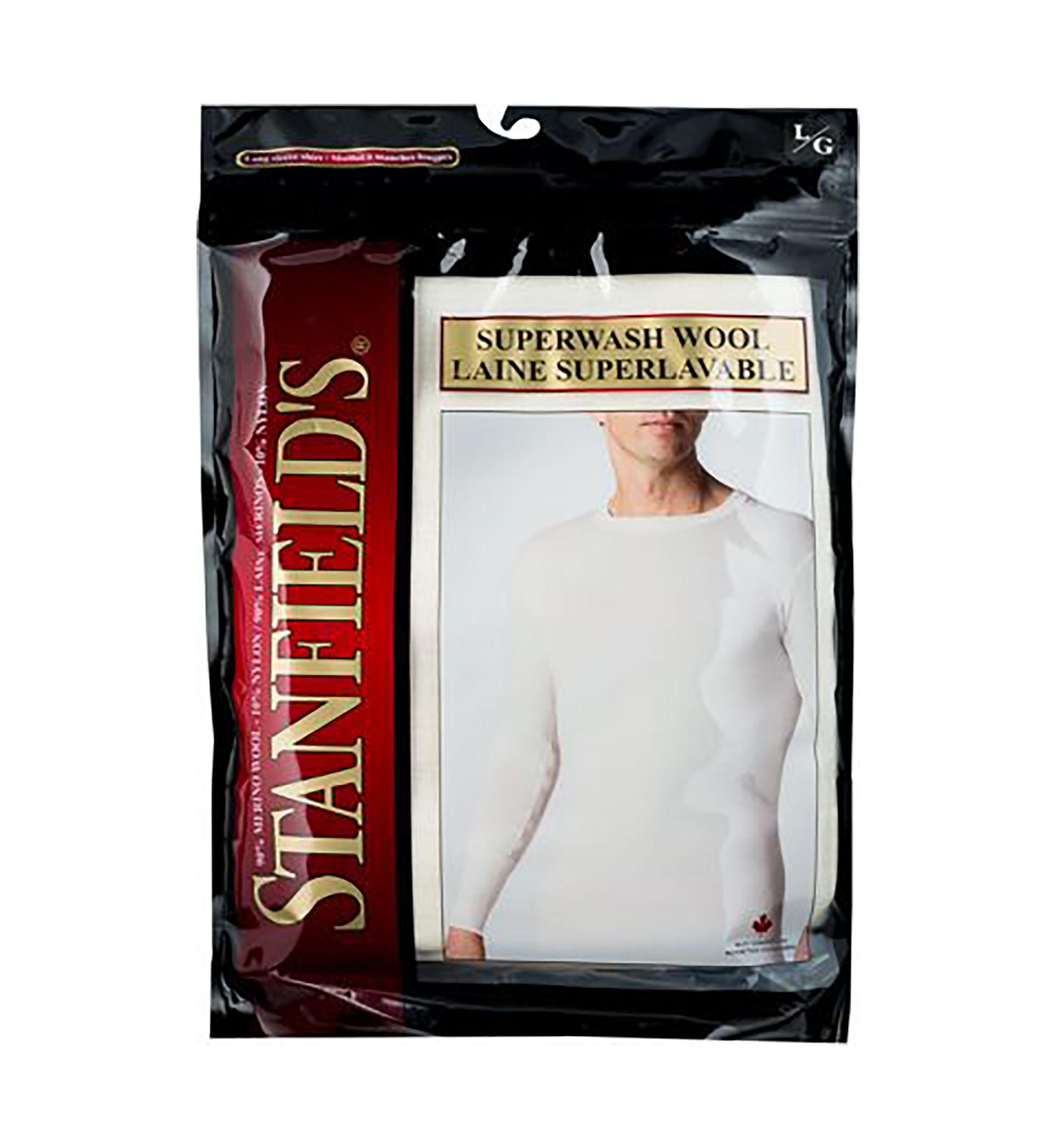 Superwash Wool Thermal Long Sleeve Undershirt