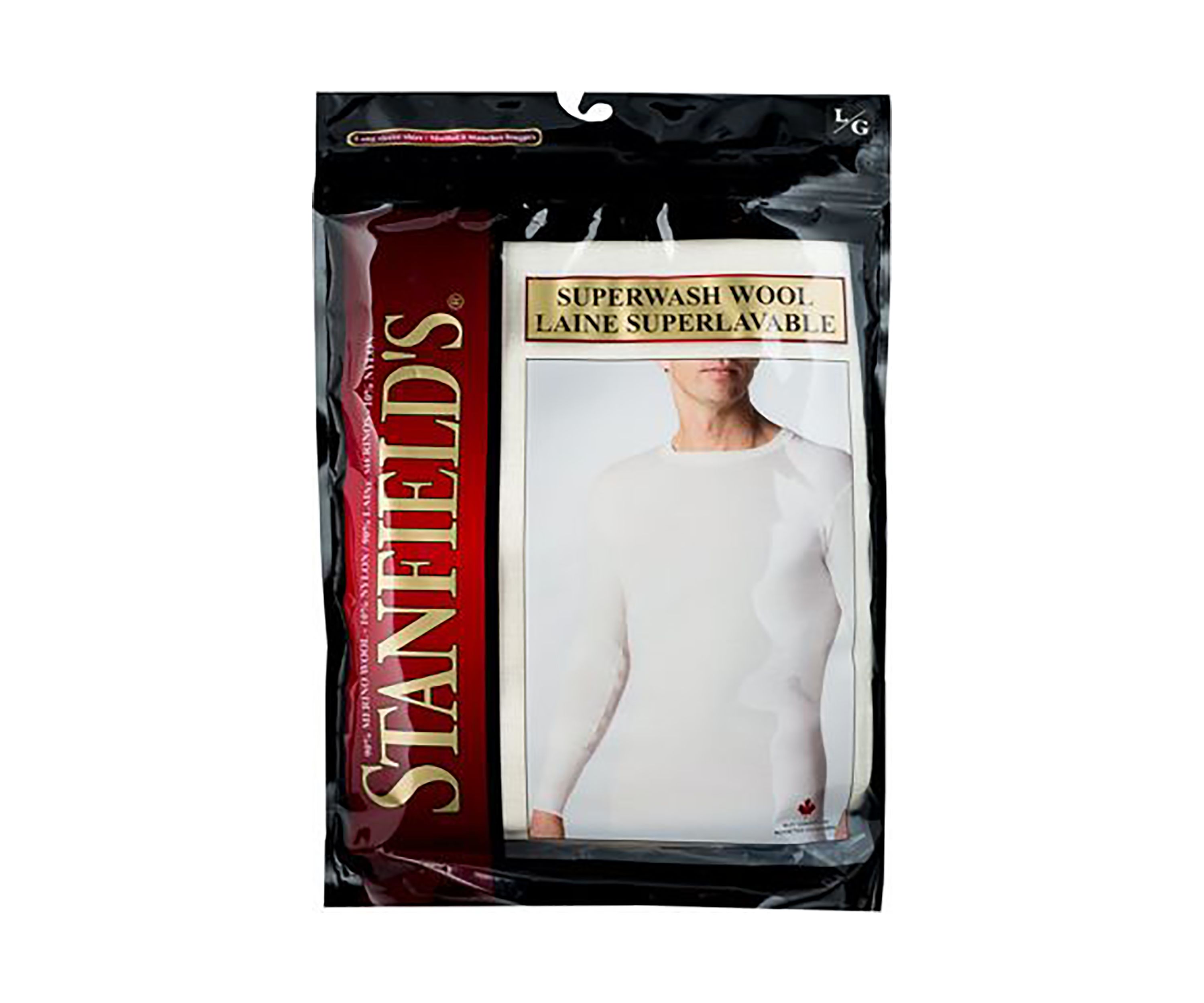 Superwash Wool Thermal Long Sleeve Undershirt