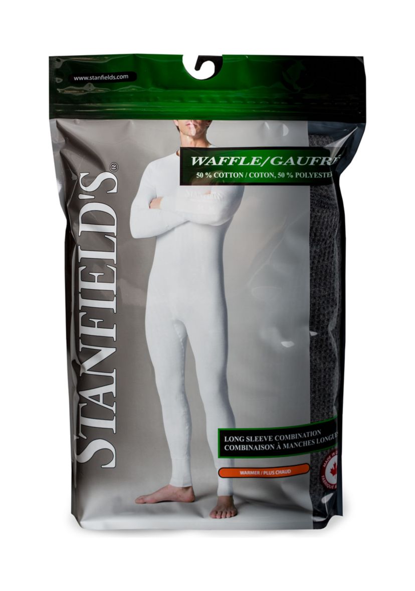 Waffle Knit Thermal Onesie