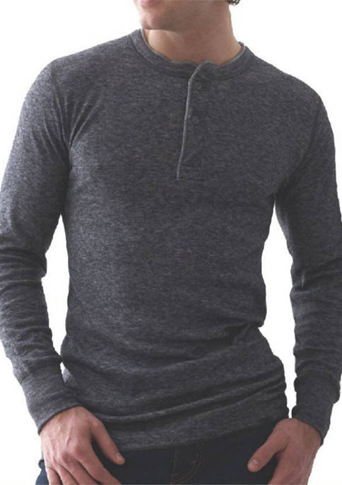 Stanfield's Heritage Merino Wool Blend Two Layer Henley