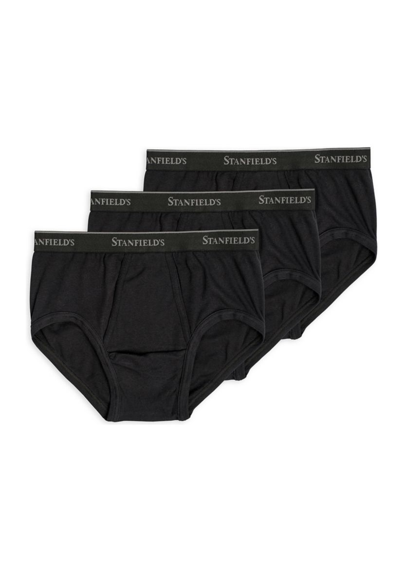 Mens Premium 100% Cotton Brief Underwear- 3 Pack