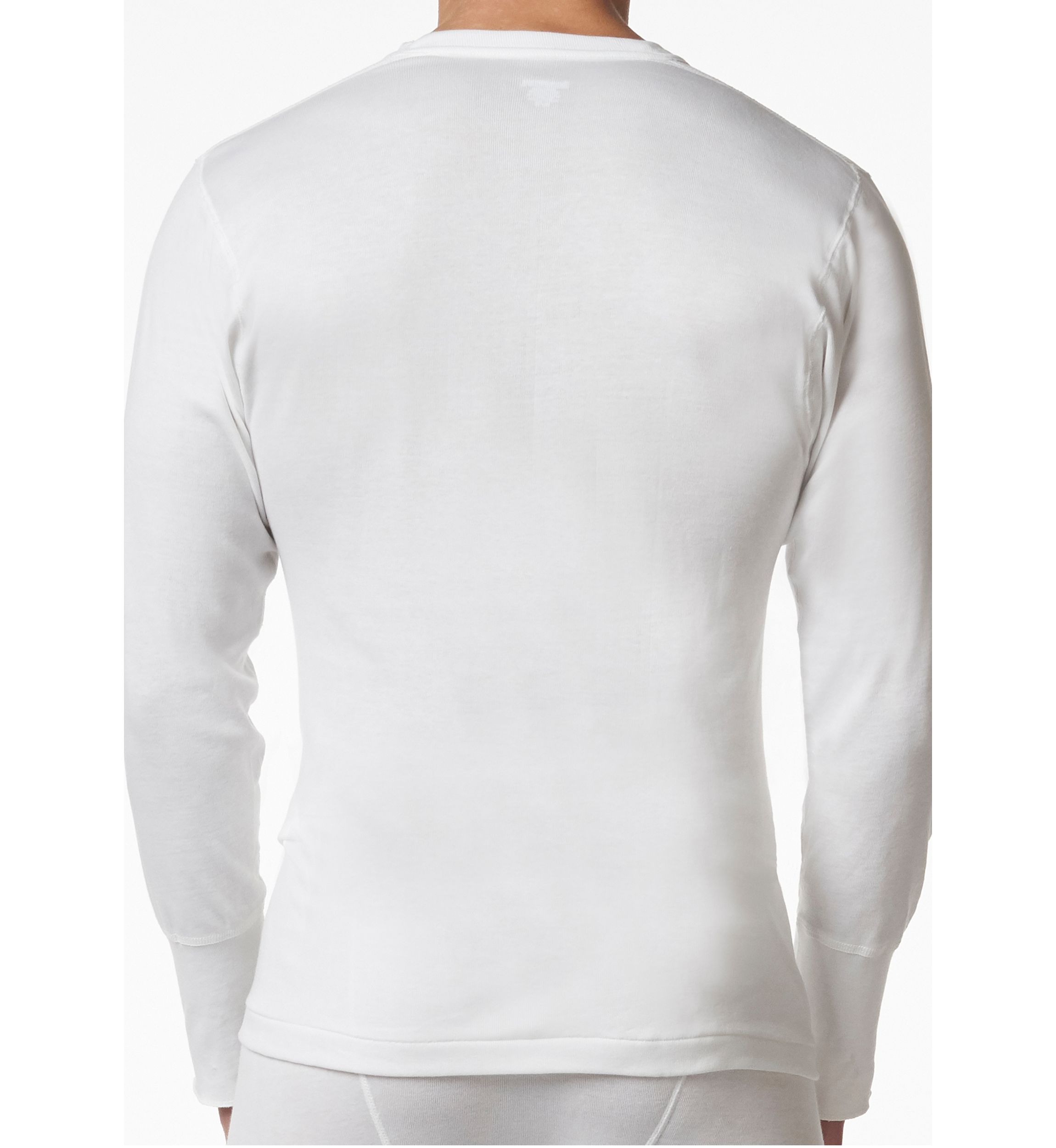 Mens Premium 100% Cotton Thermal Base Layer Long Sleeve Shirt